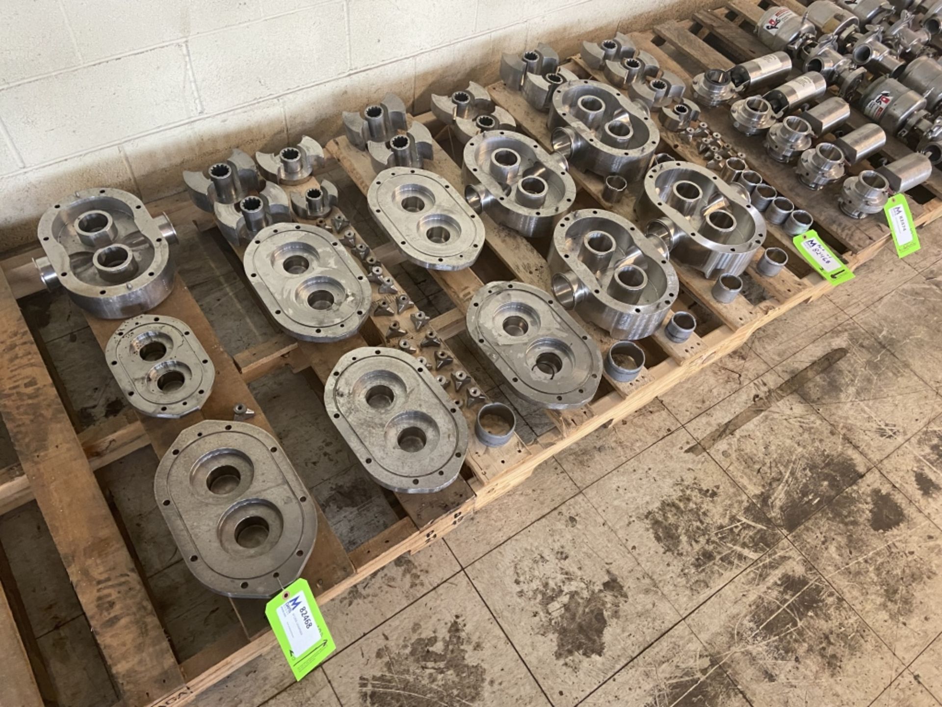 Lot of Assorted Positive Displacement Pump Heads S/S Rotors, Assorted Sizes (INV#82468)(Located @