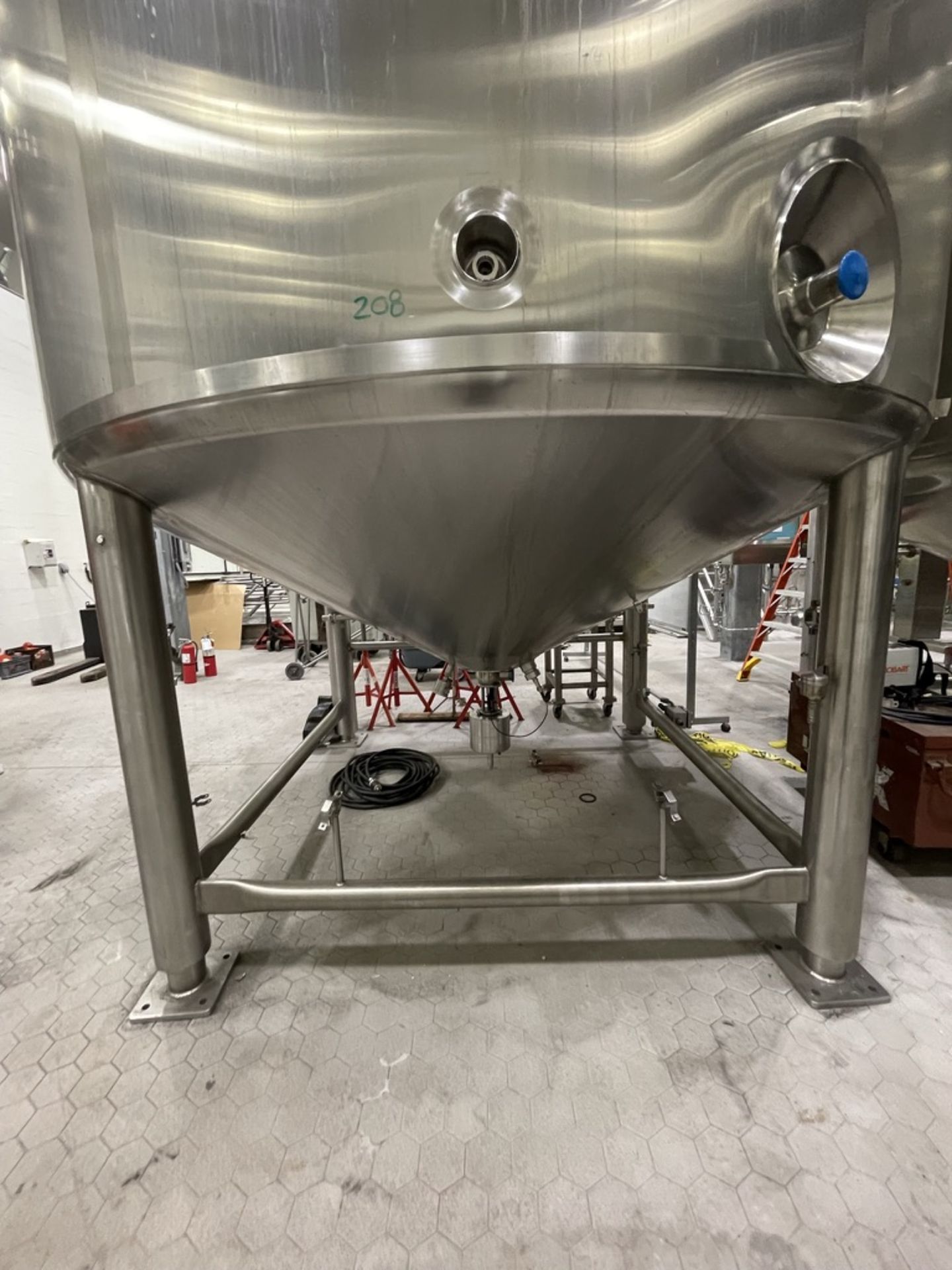 2014 FELDMEIER 7,500 GALLON FERMENTERS /PROCESSOR, S/N E075813, TOP-MOUNT SWEEP SCRAPE AGITATION, - Image 40 of 40