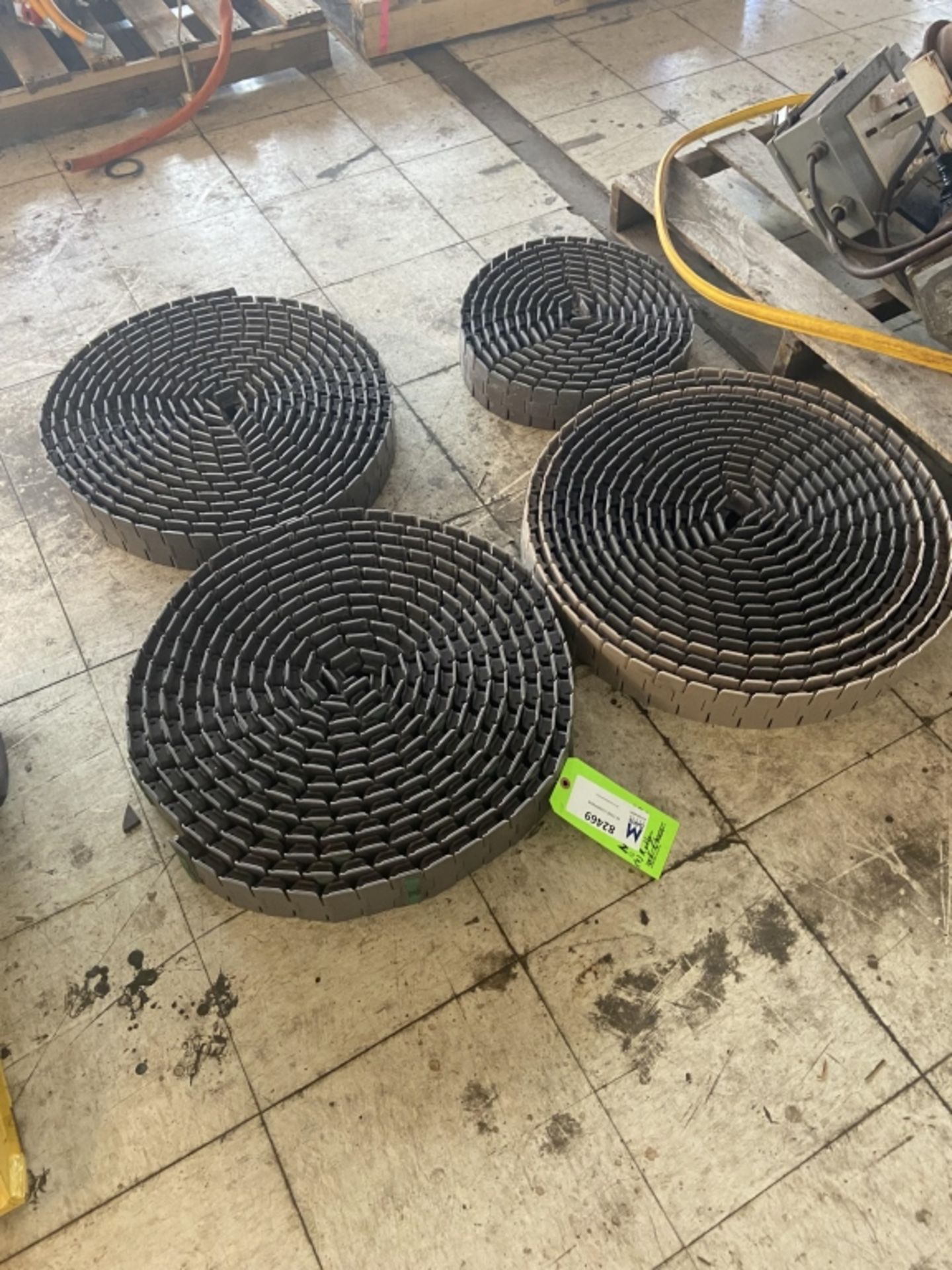 (4) Rolls of Plastic Product Conveyor,Aprox. 3” W Chain (INV#82469)(Located @ the MDG Auction