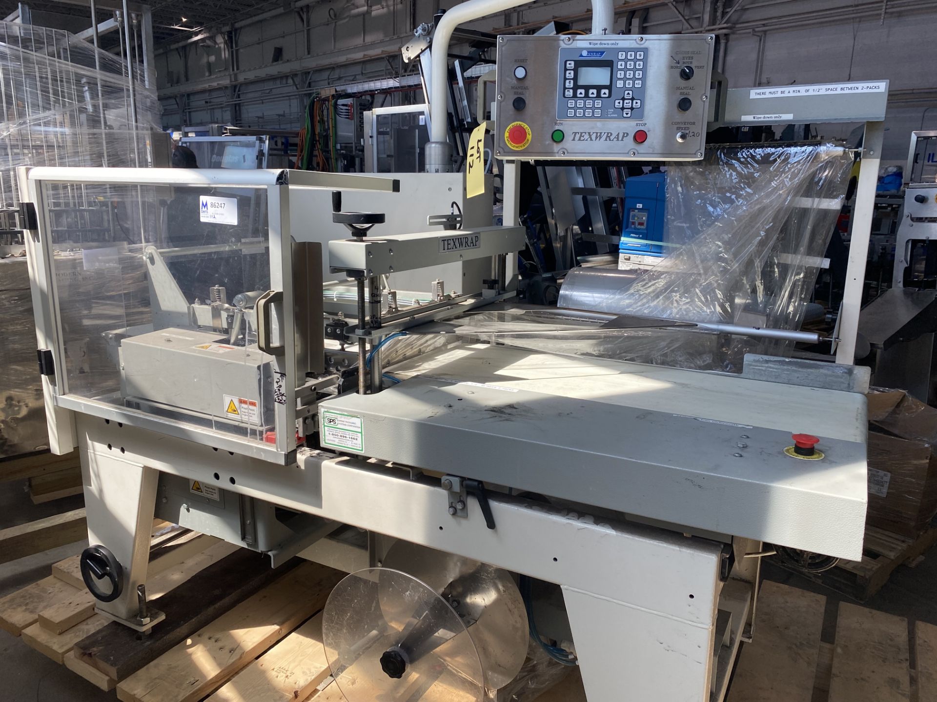 TEXWRAP PACKAGING SYSTEMS OVERWRAPPER SEALER,MODEL ST-2210R, S/N Q2413, 208/240/60/1 PHASE(INV# - Image 2 of 18