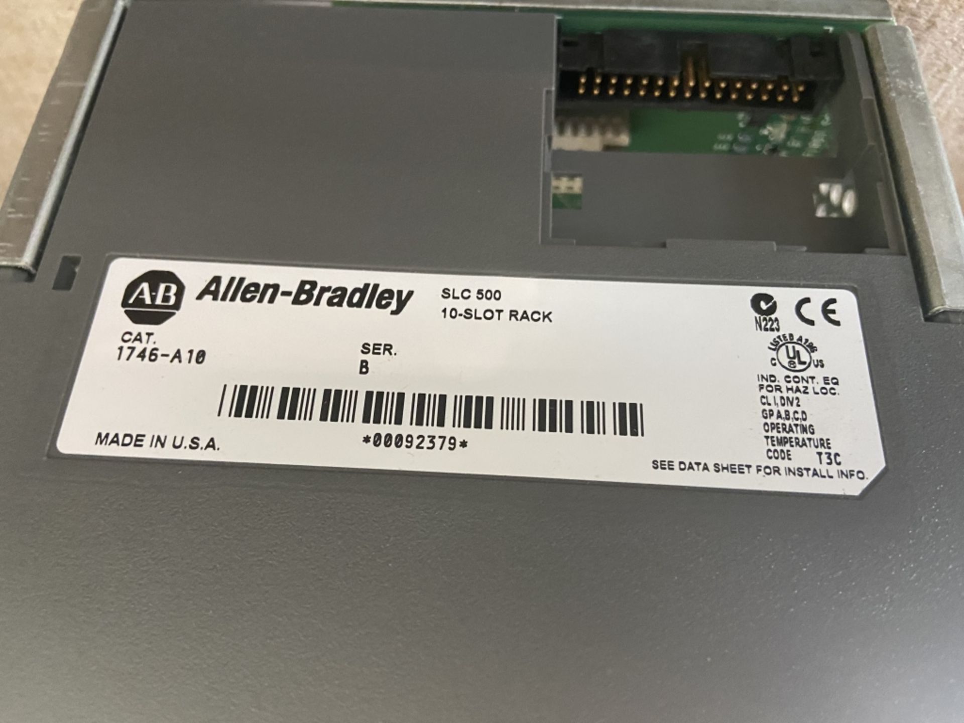 (4) Allen-Bradley PLC Units,Some with Missing Slots, (1) Complete 13-Slot Unit (INV#82458)(Located @ - Image 7 of 9