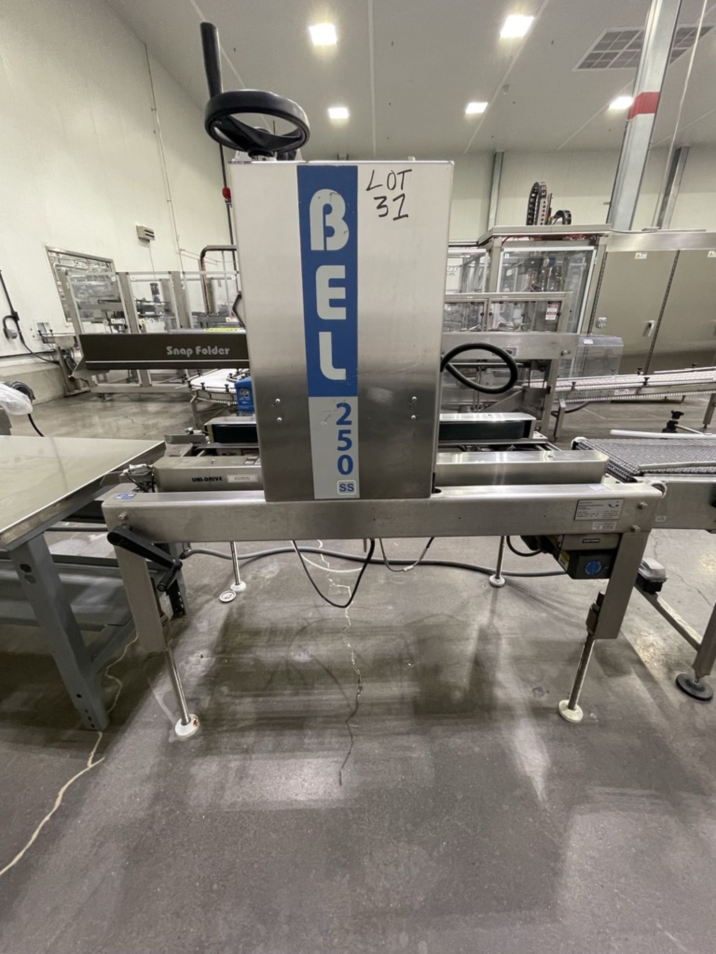 WEXXAR BELL250 S/S TAPE CASE SEALER, S/N 250SS-150313 (INV#84321)(Located @ the MDG Auction Showroom - Image 2 of 5