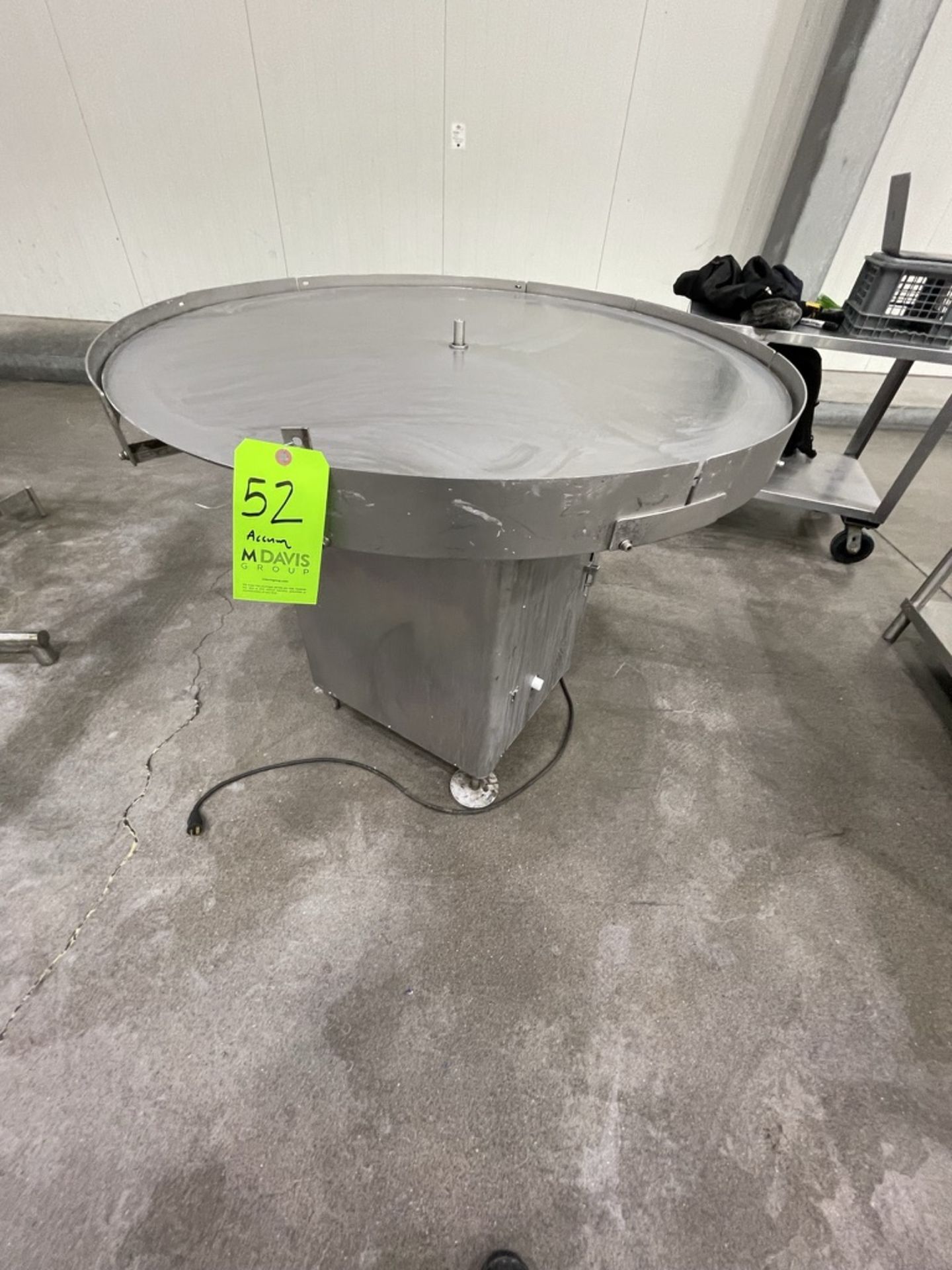 COZZOLI ROTARY ACCUMULATION / PACK OFF TABLE, S/N AT42-574, APPROX. 42" W (INV#84337)(Located @ - Image 2 of 4