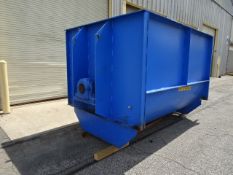 YOUNG INDUSTRIES 250 cuft Double Ribbon Blender; Stainless steel (painted blue); 50 hp motor;