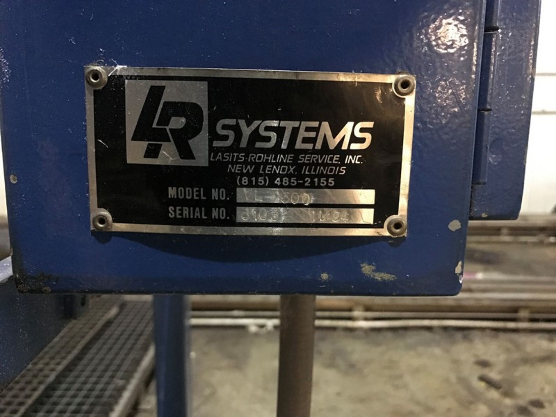 Roots Blower Package, Model VL-30D, S/N 6103 - 1V94 by LR Systems, Model 33-U-RAL 06L, S/N - Image 3 of 3