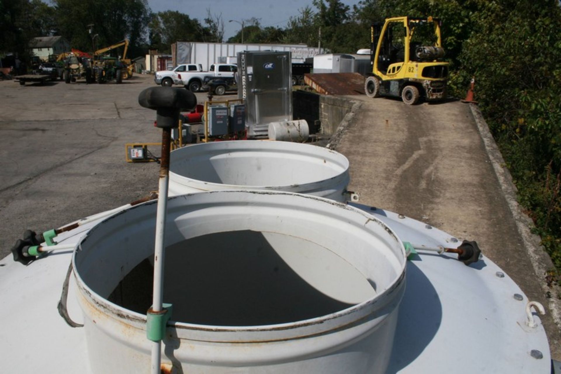 Lucky Country Aprox. 400 Gal. Bottom Powder Bin on S/S Frame, Aprox. 65" x 45" (Loading / Handlng - Image 10 of 11