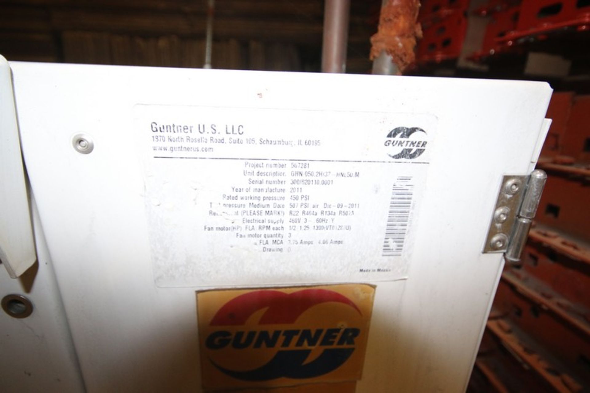 COMPLETE GLYCOL REFRIGERATION SYSTEM: Includes--(1) Genuine Carlyle 125 hp 8-Piston Freon - Image 45 of 50