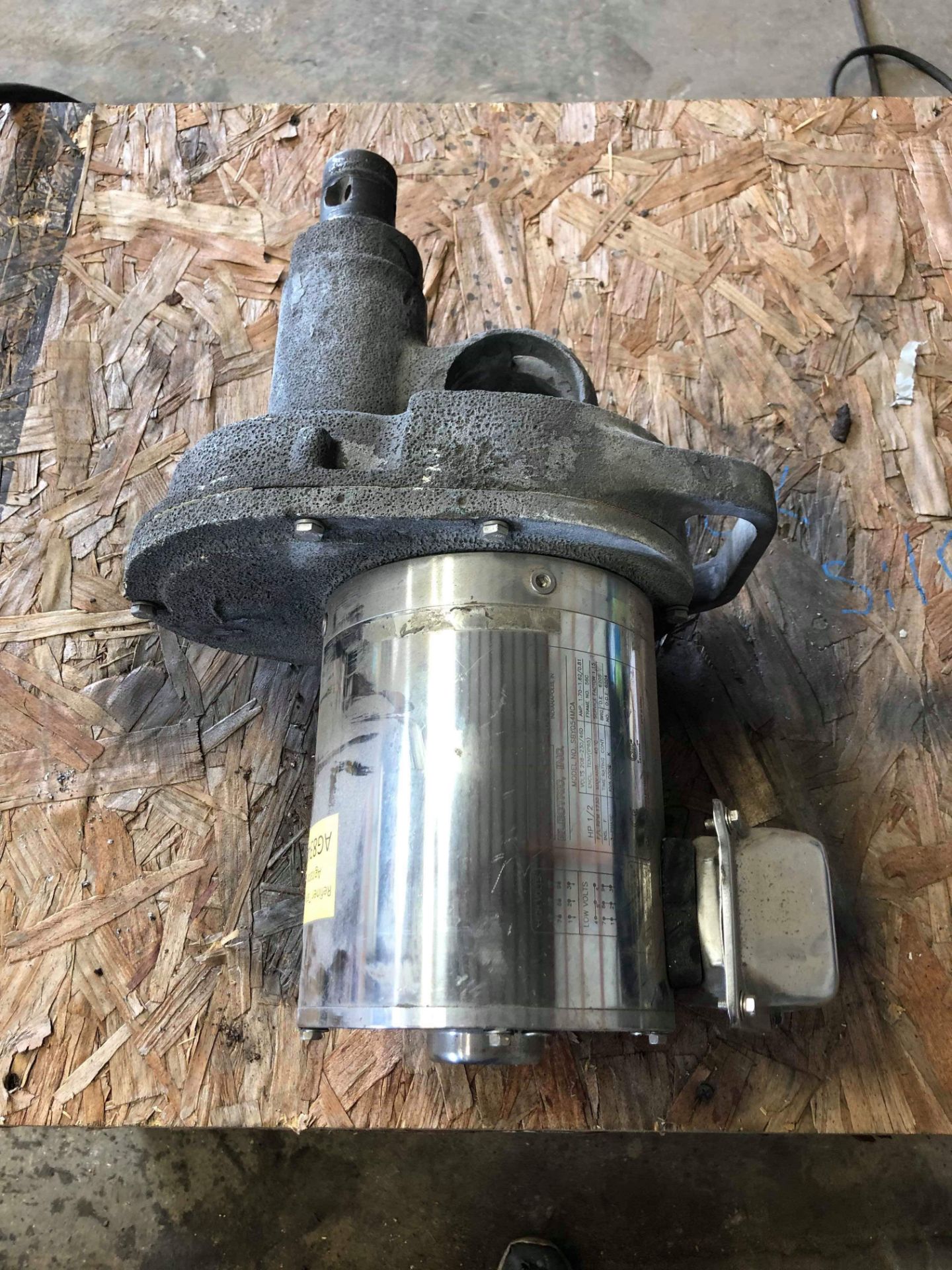 Sterling 1/2 hp Motor Gearbox, Model SBY054MCA with 208-230/460 Volt, 1730 RPM, 3 Phase, Overall - Image 2 of 4