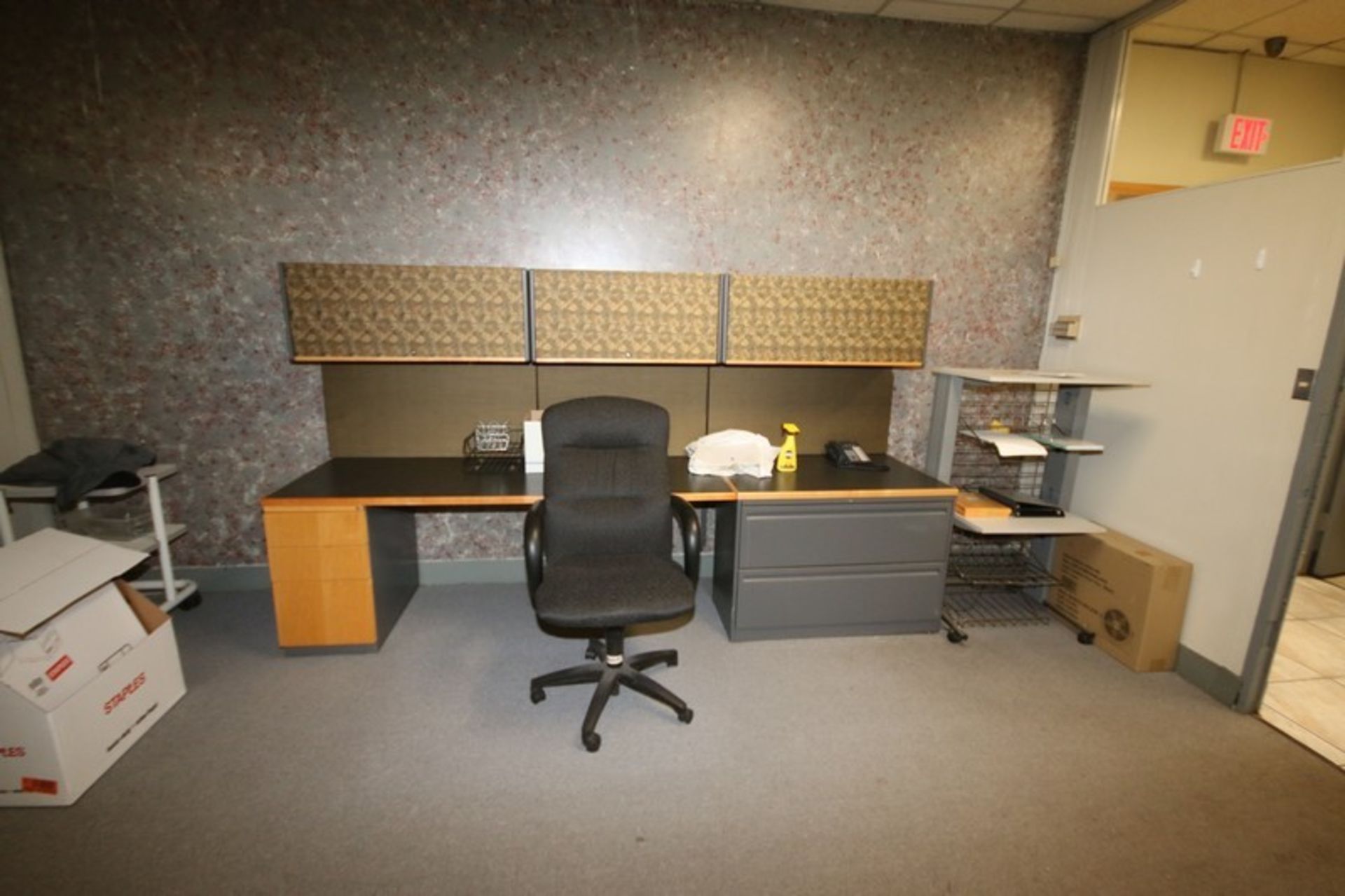 Contents of Offices Includes, (1) L-Shaped Desk, (1) Office Desk, (2) Rolling Office Chairs, - Image 2 of 6