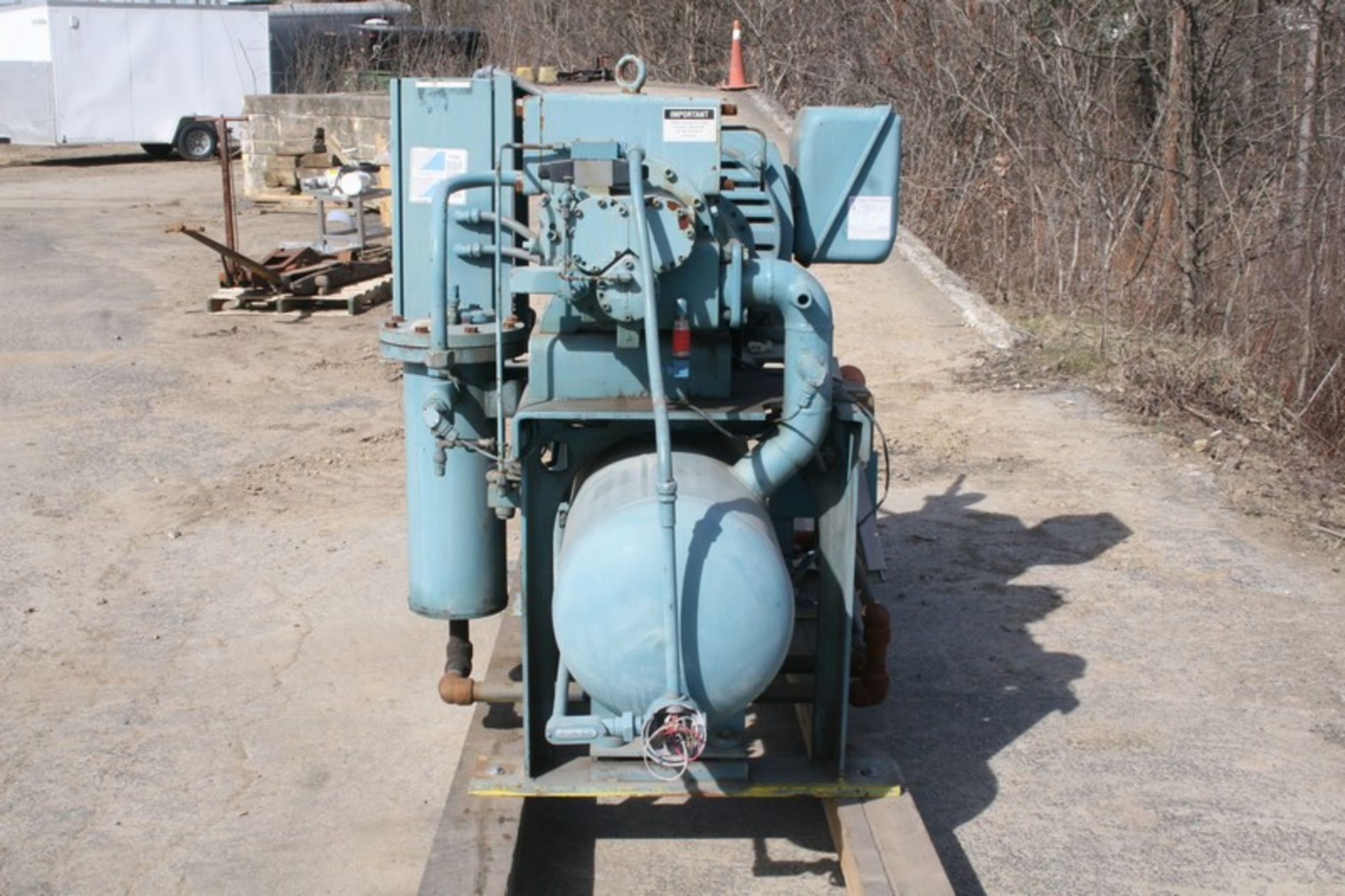 Frick 125 hp Screw Ammonia Air Compressor, Model RXB 50, S/N S0093KFMNLHAA2, RPM 3450, Volt 460, - Image 6 of 9