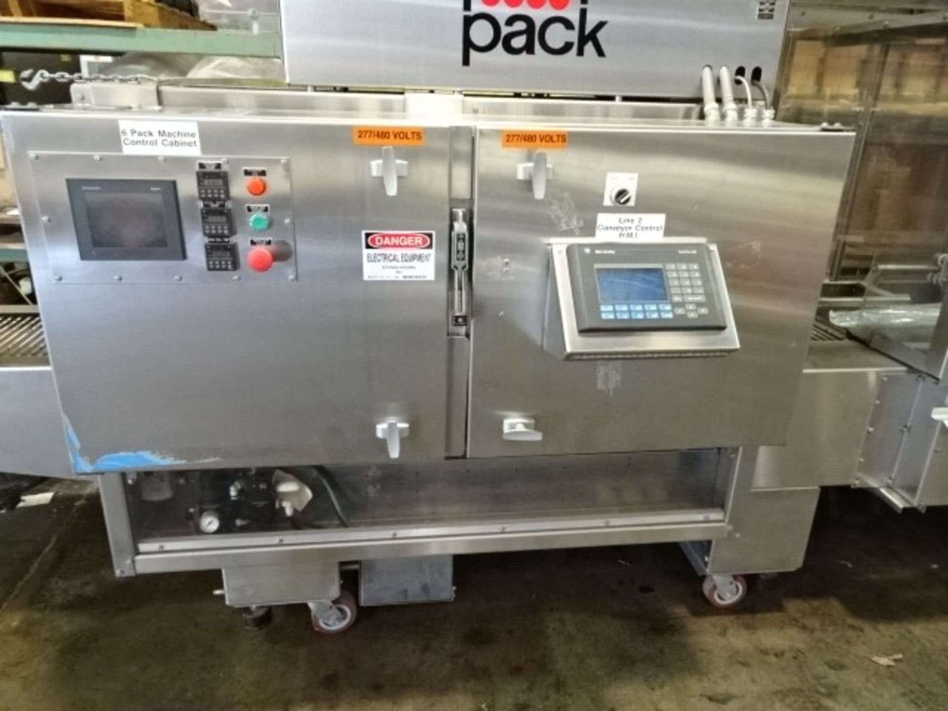 POLYPACK Continuous Motion Shrink Wrapper with Laner at Infeed; Model CFH-16-24-32; https://