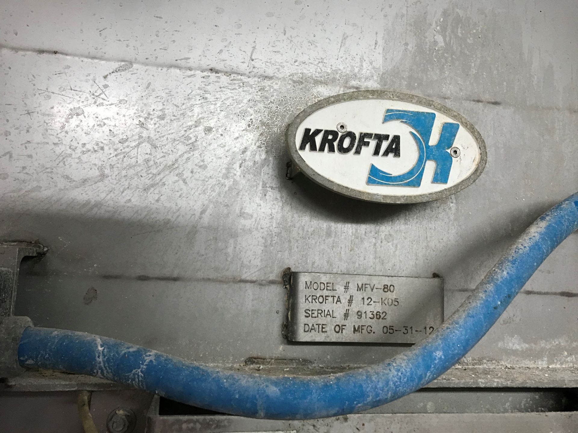 Krofta Waste Treatment System, Model MFV-80, Krofta #12-K05, S/N 91362, Mfg. 2012 with DAF 40 GPM - Image 3 of 5