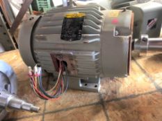 Baldor 7.5 hp Motor, Cat #CEM3770T, S/N F0902196608 with Frame 213TC, 230/460 Volt, 1770 RPM, 3