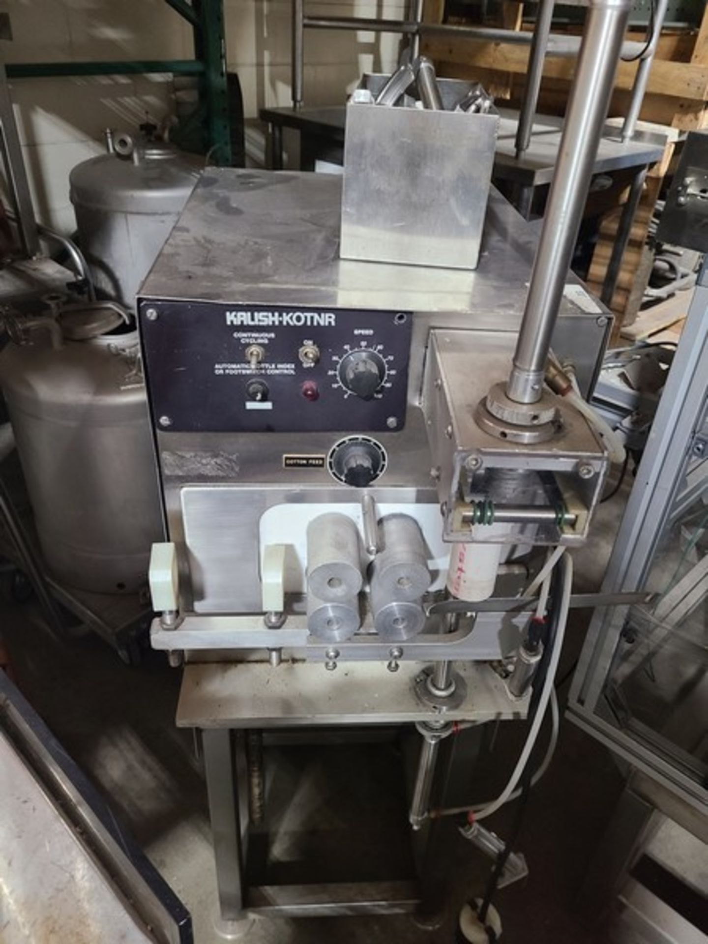 Kalish Cotton Machine, Model KOTNR, S/N 7857, 2 x 1/2 hp, 110 V, Single Phase (Located Ontario, - Image 5 of 7
