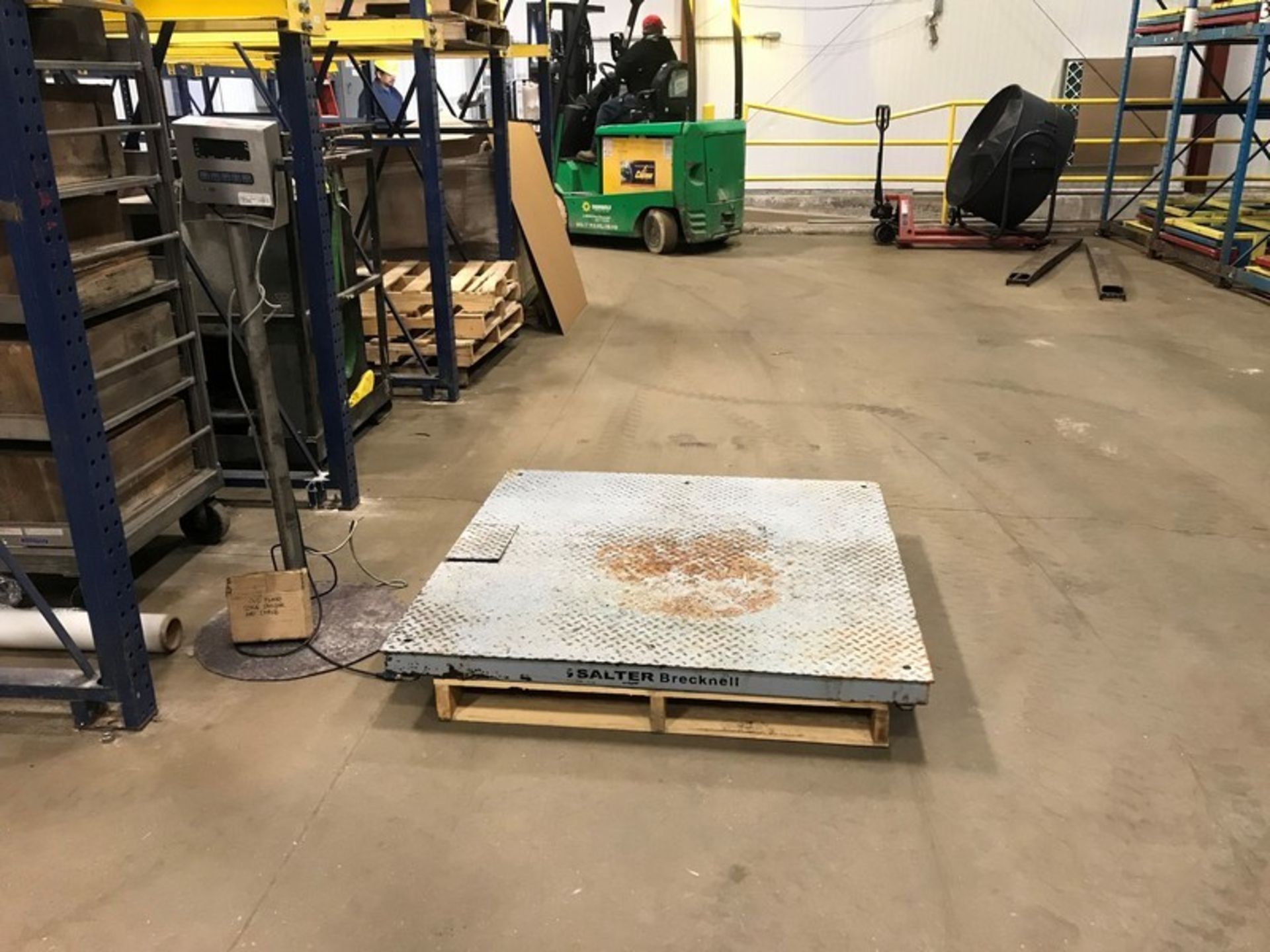 Aprox. 5,000 lb. Capacity Floor Scale with GSE Avery Weightronix Digital Read-Out, Model 350,