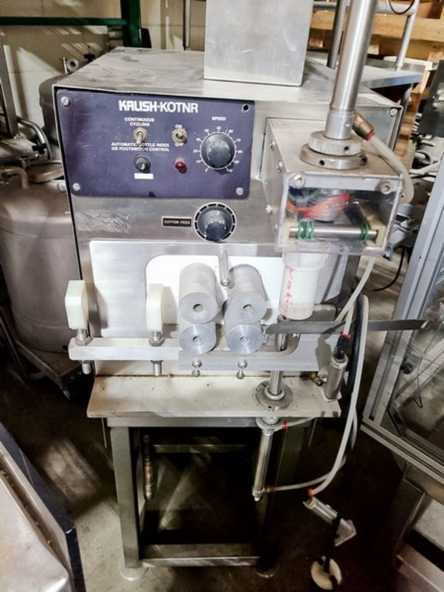 Kalish Cotton Machine, Model KOTNR, S/N 7857, 2 x 1/2 hp, 110 V, Single Phase (Located Ontario,