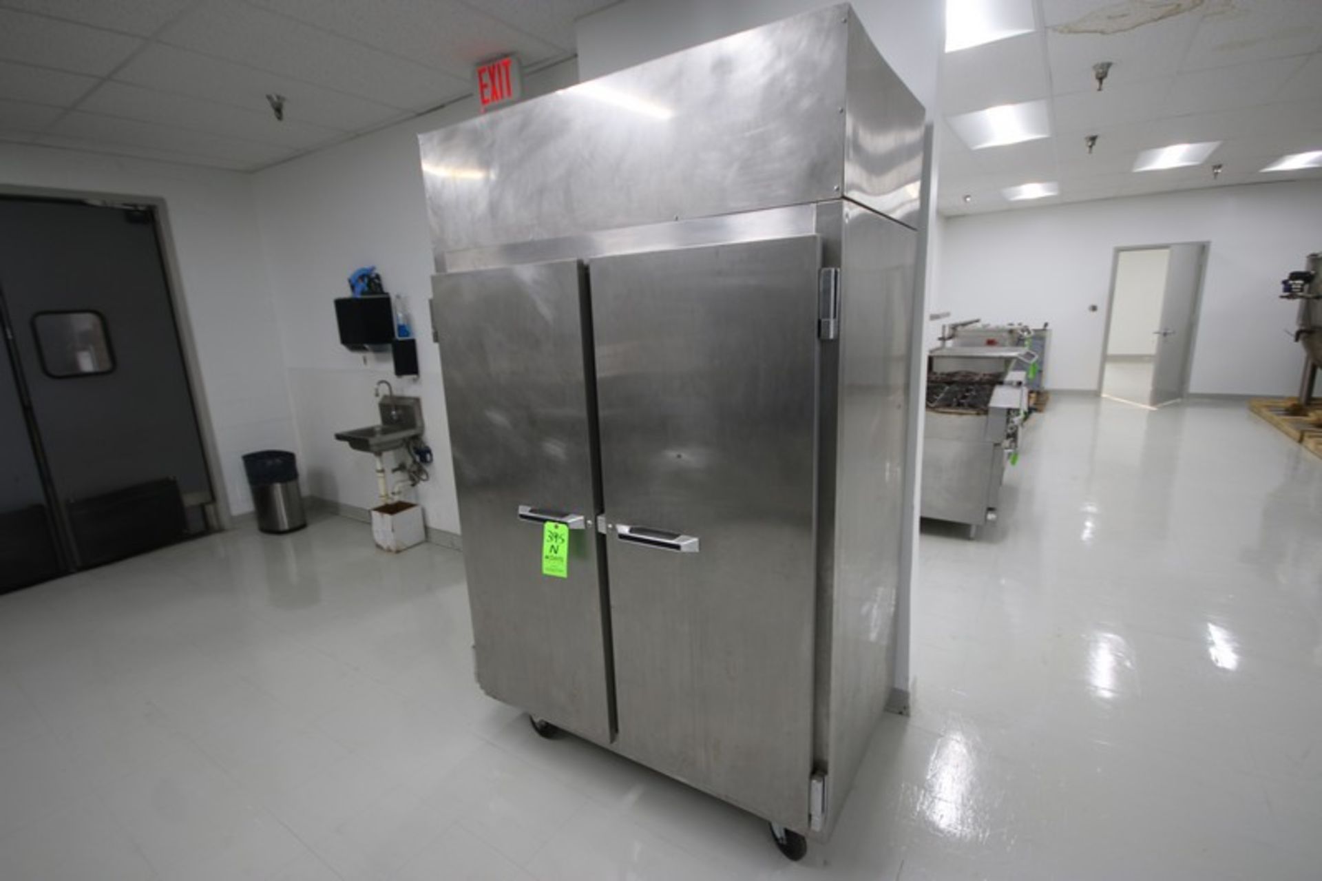 Double Door S/S Refrigerator, Mounted on Casters (LOCATED IN BELTSVILLE, MD) (RIGGING, LOADING, & - Image 2 of 5