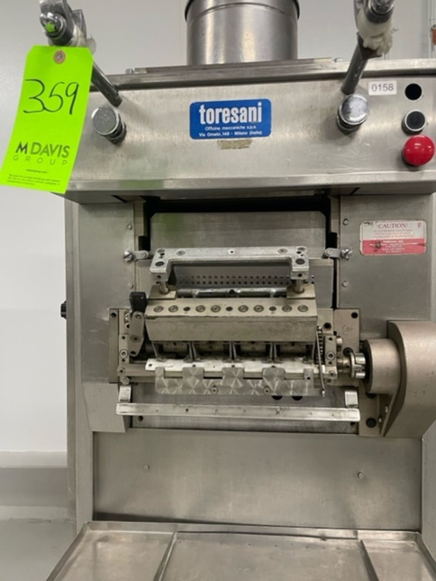 Toresani Tortellini Machine, M/N MR265A, Type 85451, 220 Volts - Bild 5 aus 5