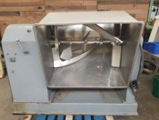 Leland H-700 BA Mixer, Tank Size Aprox. 28" Wide x 36" Long x 32" Deep, S/N 222, 3-Phase