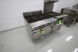 Vulcan S/S Stove, with 6 Burners, Mounted on Legs (LOCATED IN BELTSVILLE, MD) (RIGGING, LOADING, &