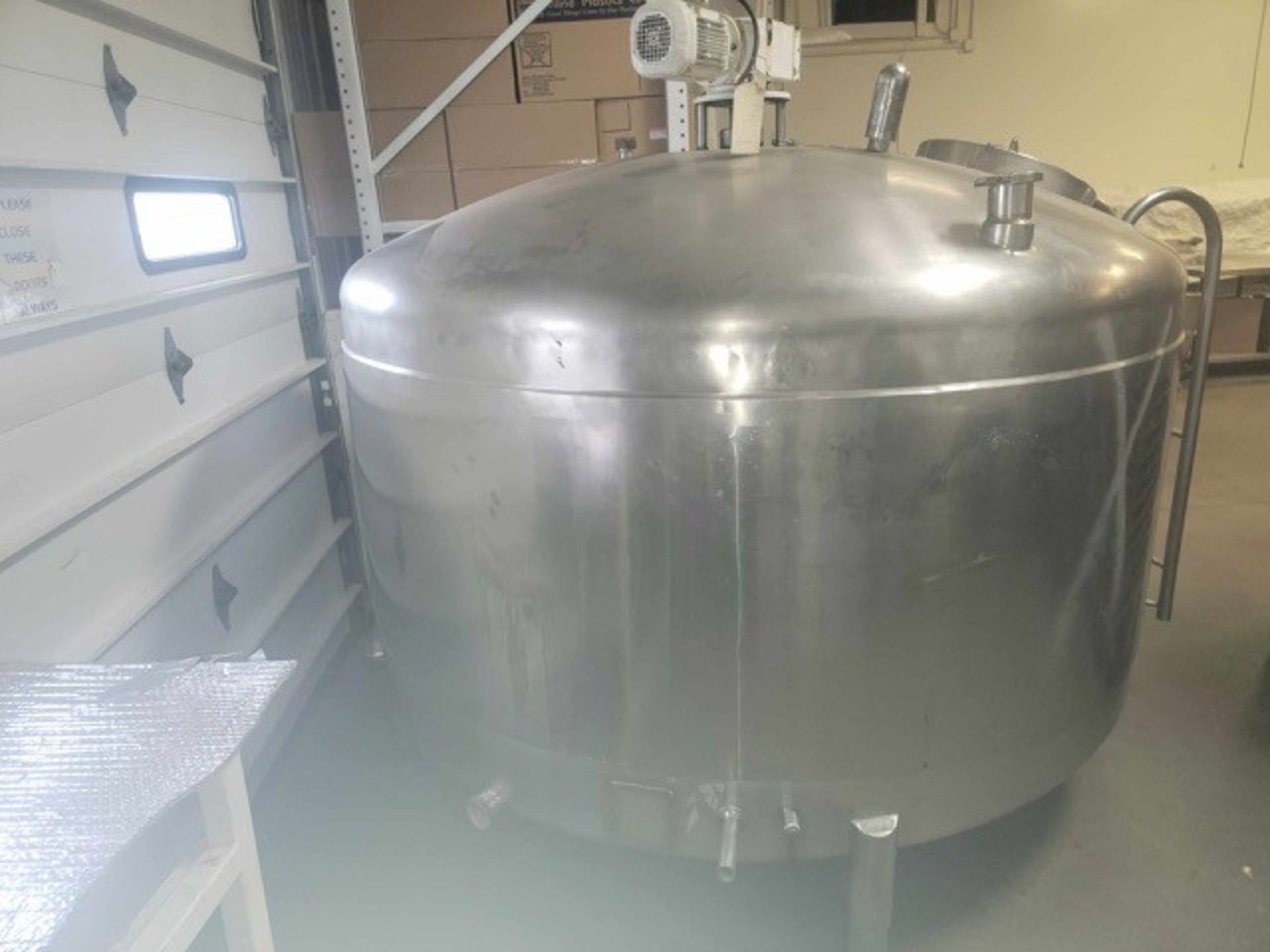 Saint Regis Aprox. 700 Gal. Jacketed Tank with Jacketed 50 PSI (FOB MI) (Located Walker, MI) - Image 2 of 4