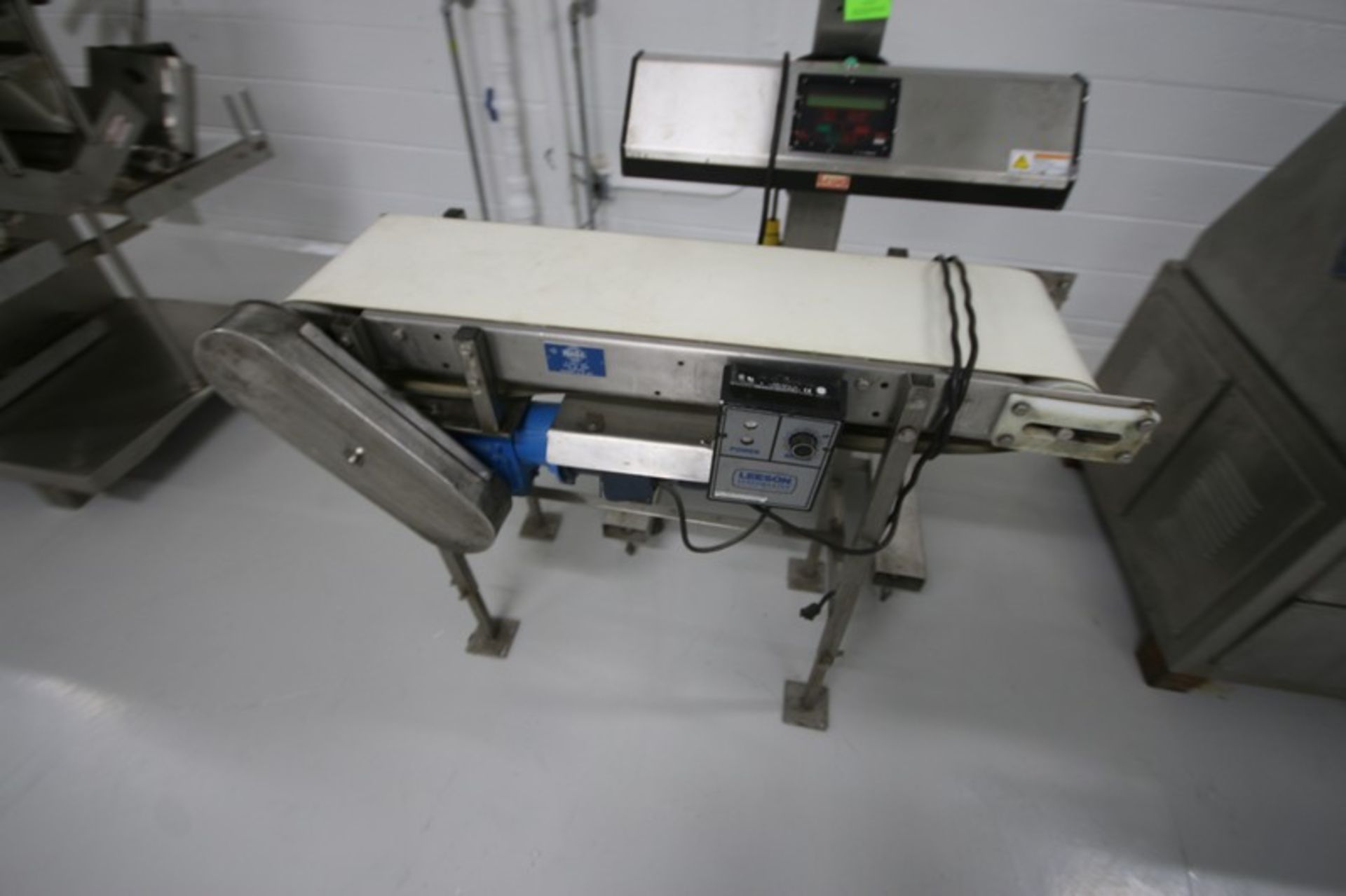 Lepel Induction Sealer, Mounted on S/S Frame, with Riada Aprox. 4 ft. L Straight Section of Conveyor - Image 2 of 5