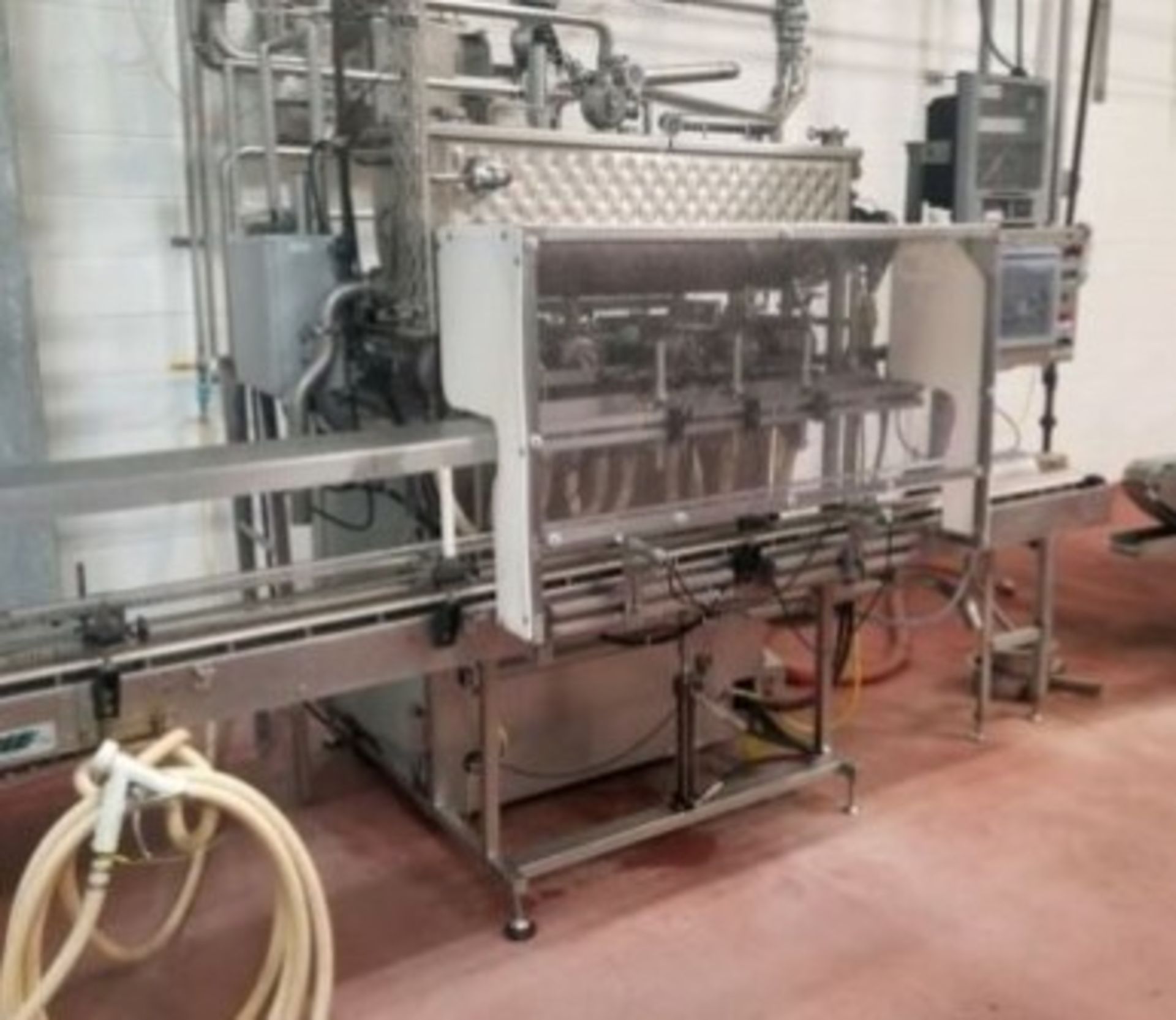 REB IVS-6 Head Hot Fill Piston Filler with Steam Jacketed 195° Mix Hopper, 460V 3PH, Top to Bottom / - Image 2 of 4