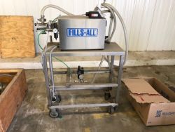 KAPS-ALL Filler, Model FA-GB, S/N 7032 with Foot Switch and S/S Stand (Loading Fee $50) (Located