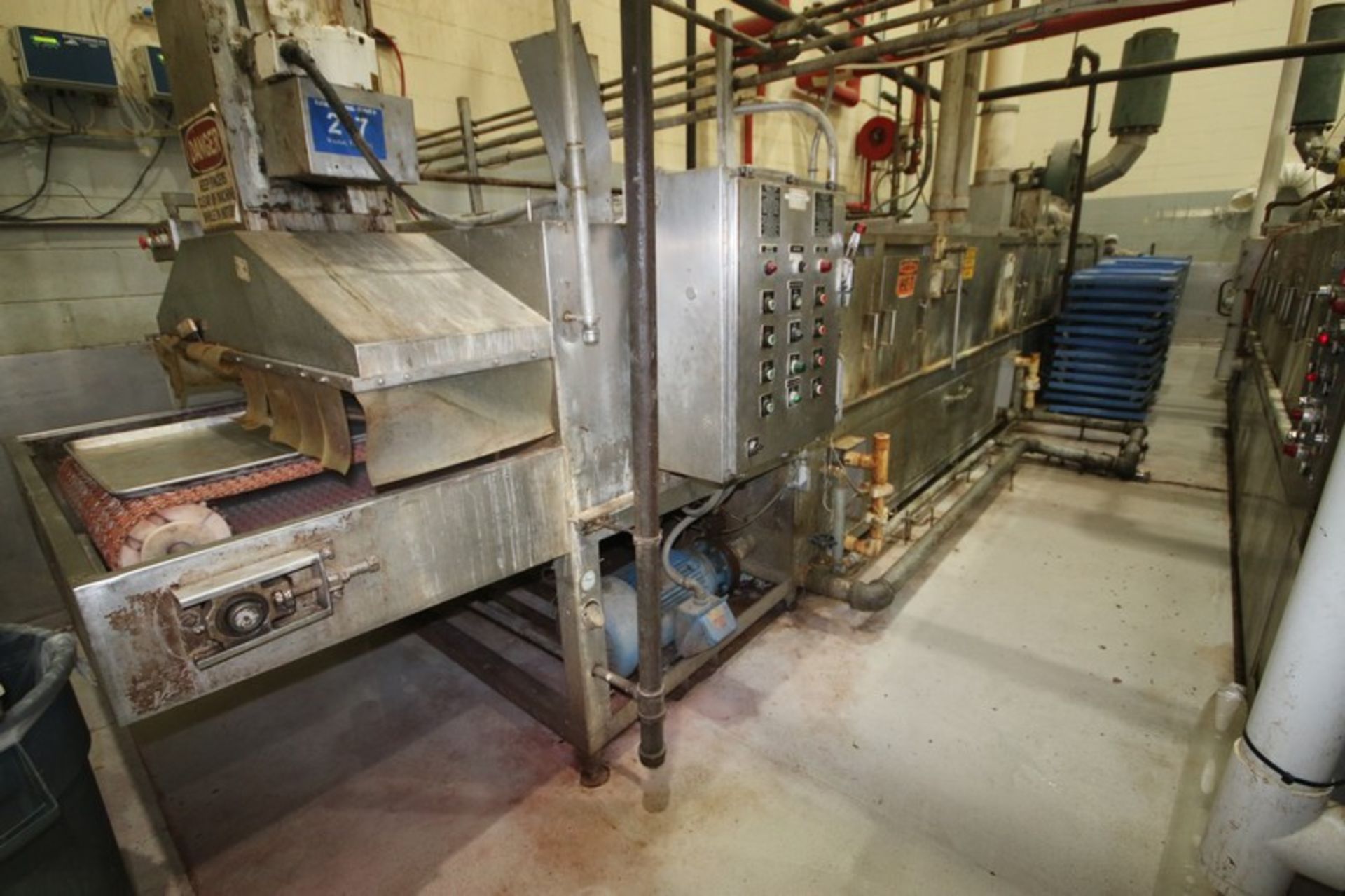 Douglas S/S Tunnel Pan Washer, M/N WRBO-2000, 480 Volts, 3 Phase, 715,000 BTU (PAN Wash #1) (LOCATED - Bild 2 aus 10