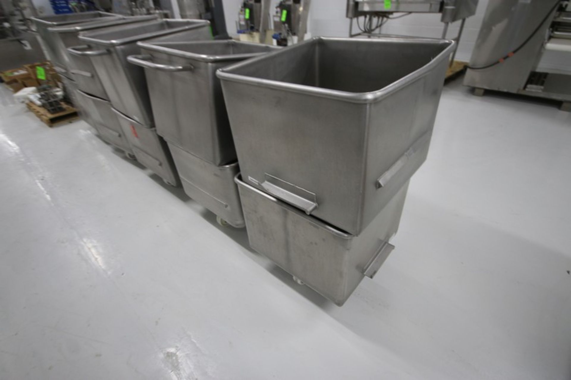 (4) S/S Portable Totes, Internal Dims.: Aprox. 27” L x 23” W x 14” Deep (LOCATED IN BELTSVILLE, - Image 2 of 3