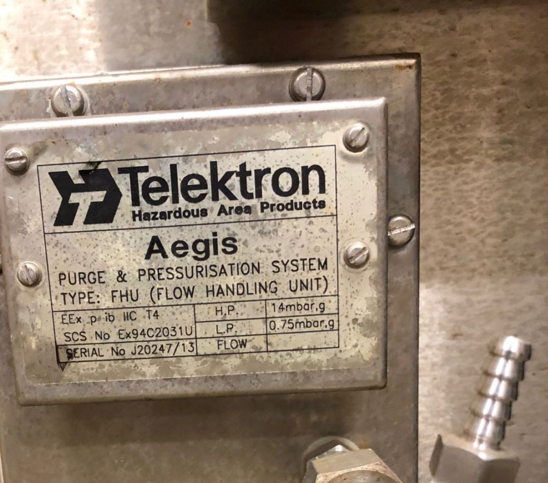 ASI Applied Systems Telektron Aegis FHU Purge and Pressurization System. TYPE : Flow Handling - Image 3 of 3