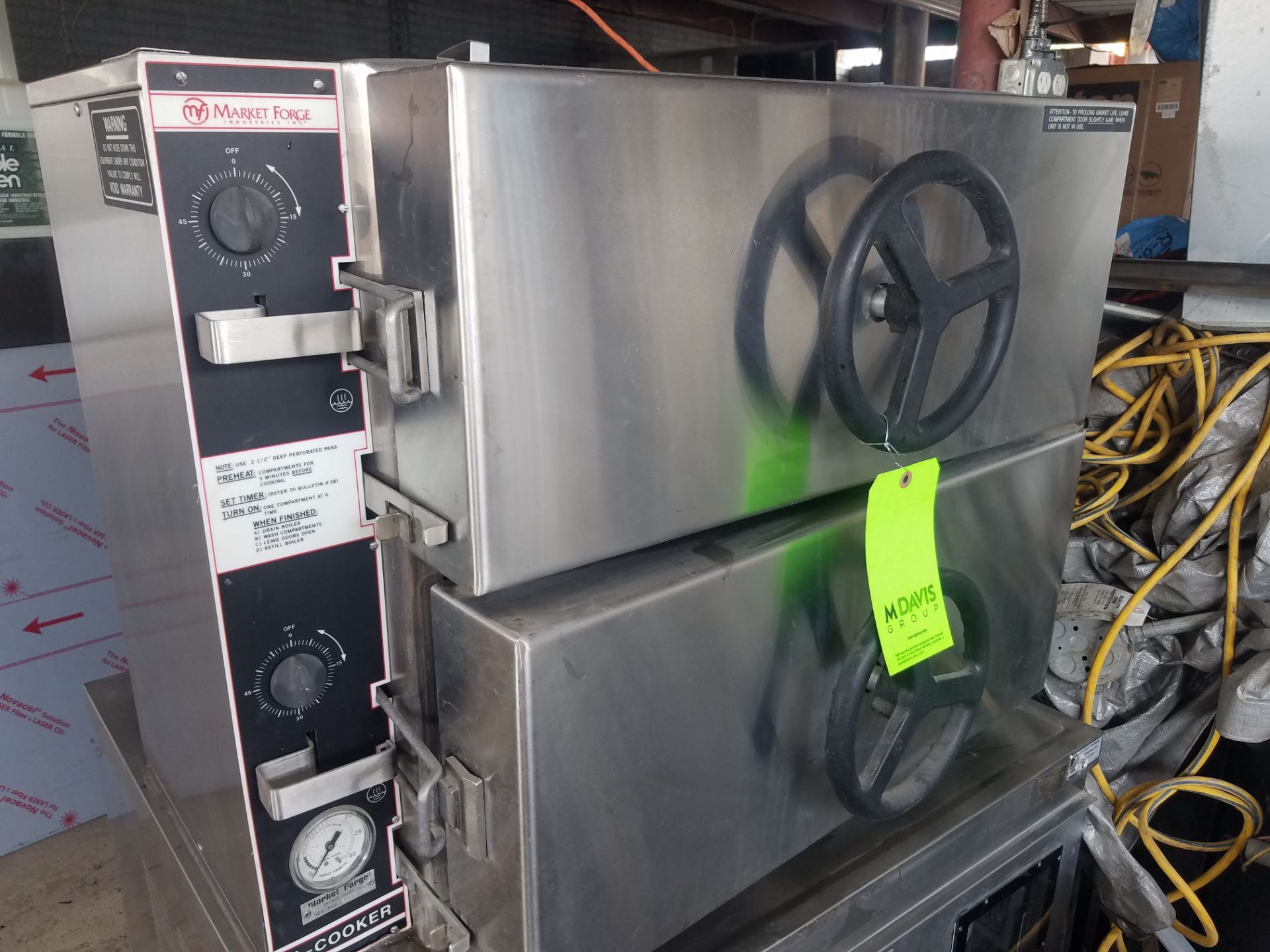 Market Forge Gas Steam Oven, Model 2A1, S/N 216508 (Rigging, Loading & Site Management Fee $50.00 - Bild 2 aus 5