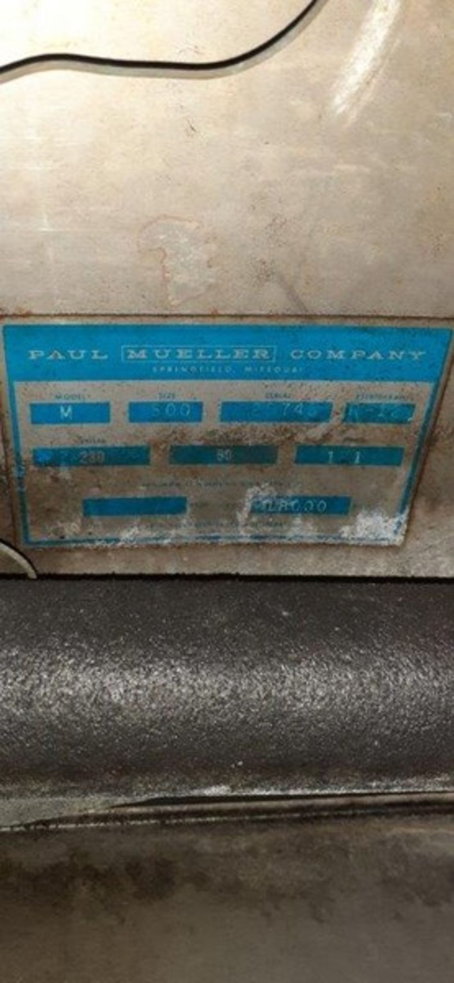 Mueller 500 Gal. Bulk Tank - No Refrigeration -- Was Set Up for Liquid Cooling (Located Hicksvill, - Bild 8 aus 8