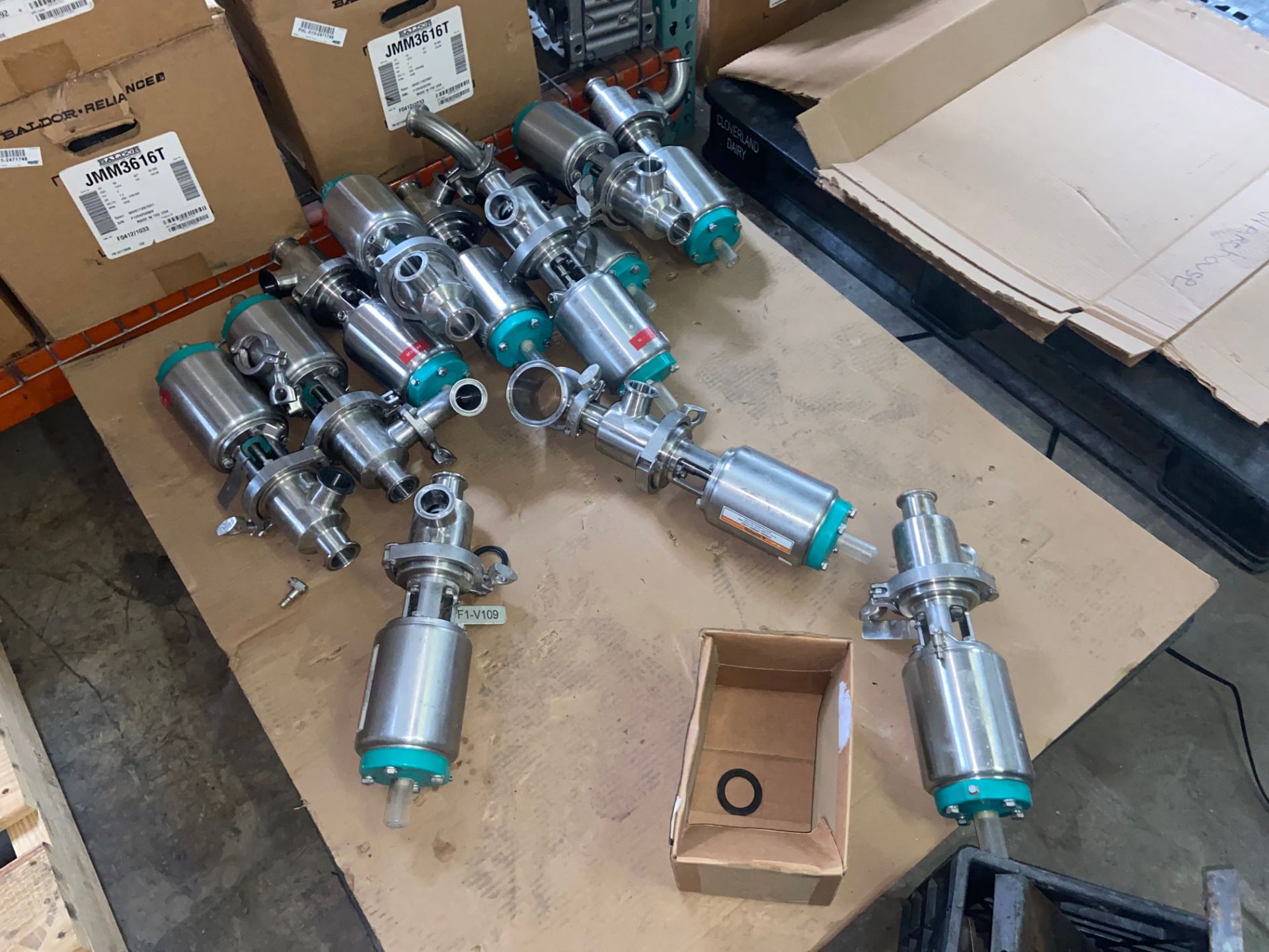 (12) NEW 1-1/2” Tri-Clover Air Valves (LOCATED IN BALTIMORE, MD) (Loading, Rigging, & Site - Image 2 of 2