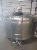 Saint Regis Aprox. 700 Gal. Jacketed Tank with Jacketed 50 PSI (FOB MI) (Located Walker, MI)