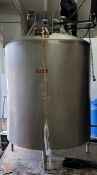 Mueller 1000 Gallon Jacketed S/S Mixing Tank - Last used in Cosmetics -- Sold As Is Where Is. (NOTE:
