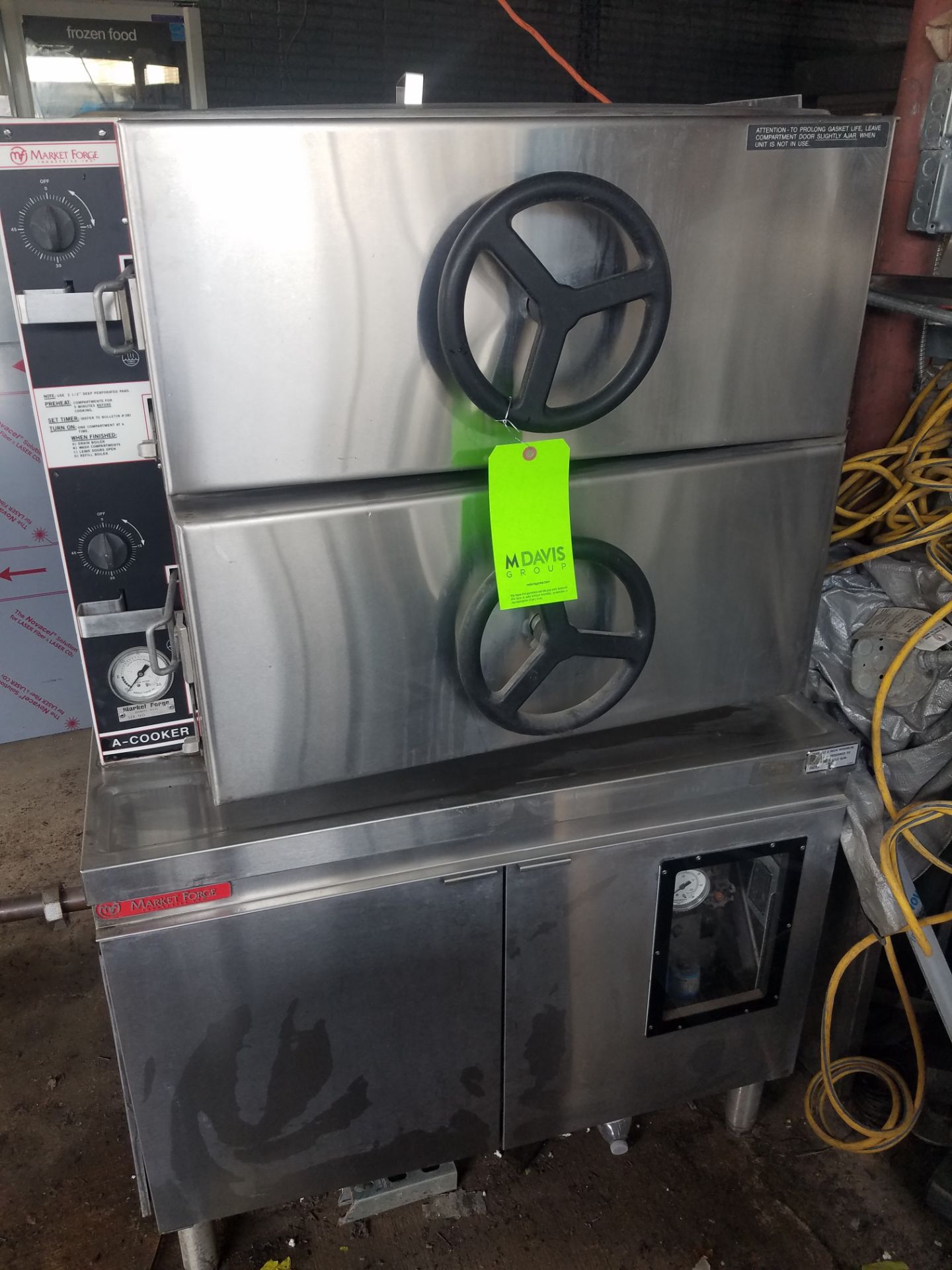 Market Forge Gas Steam Oven, Model 2A1, S/N 216508 (Rigging, Loading & Site Management Fee $50.00