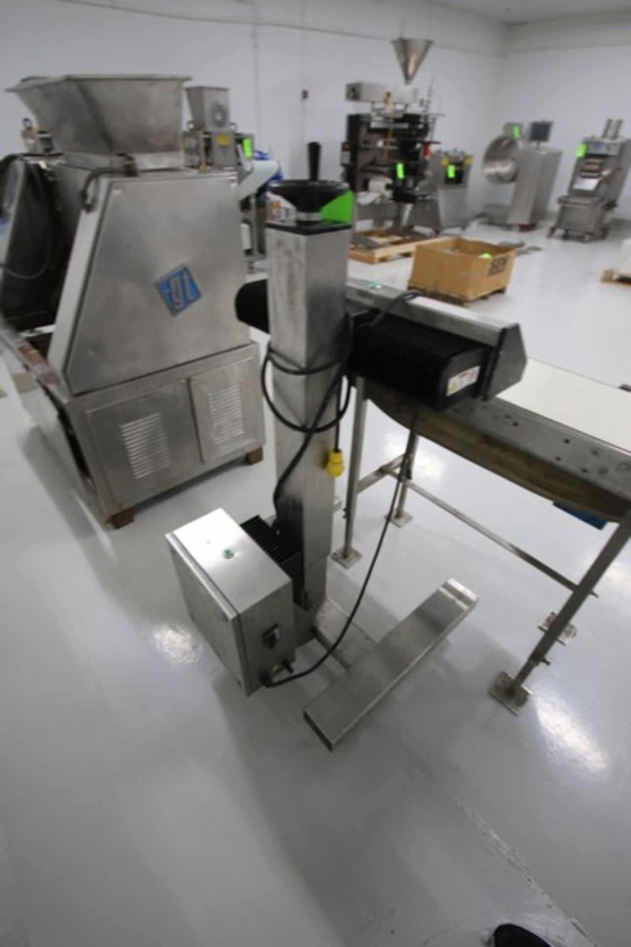 Lepel Induction Sealer, Mounted on S/S Frame, with Riada Aprox. 4 ft. L Straight Section of Conveyor - Image 5 of 5