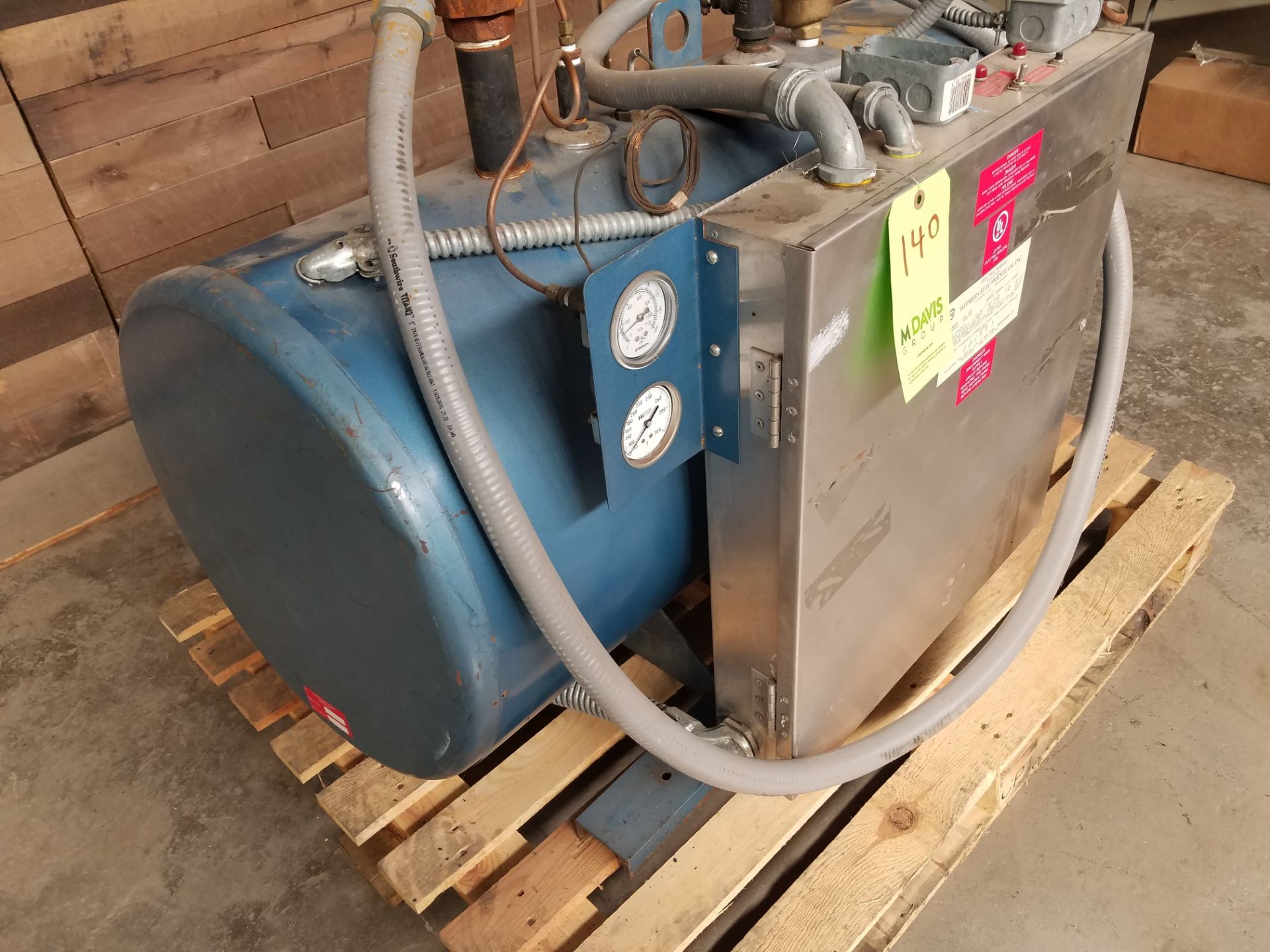 Reimers Electric Boiler, Model HLR-48, S/N 0101-58254, PSI 100 (Rigging, Loading & Site Management - Bild 2 aus 5