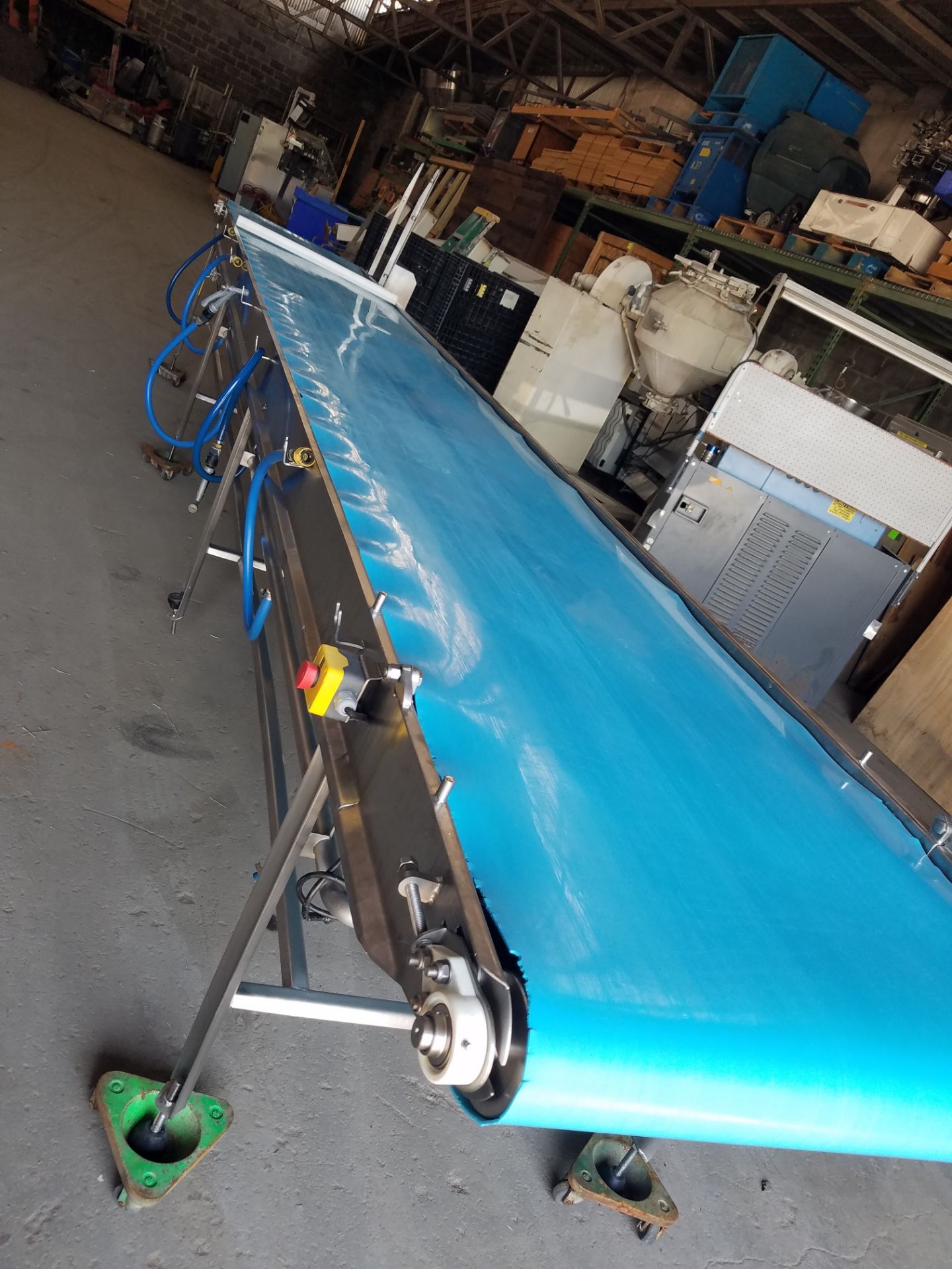 Aquainox Stainless Steel Food Grade Belt Conveyor, Aprox. 34" Wide x 240" Long x 38" High, 3 Phase - Image 3 of 5