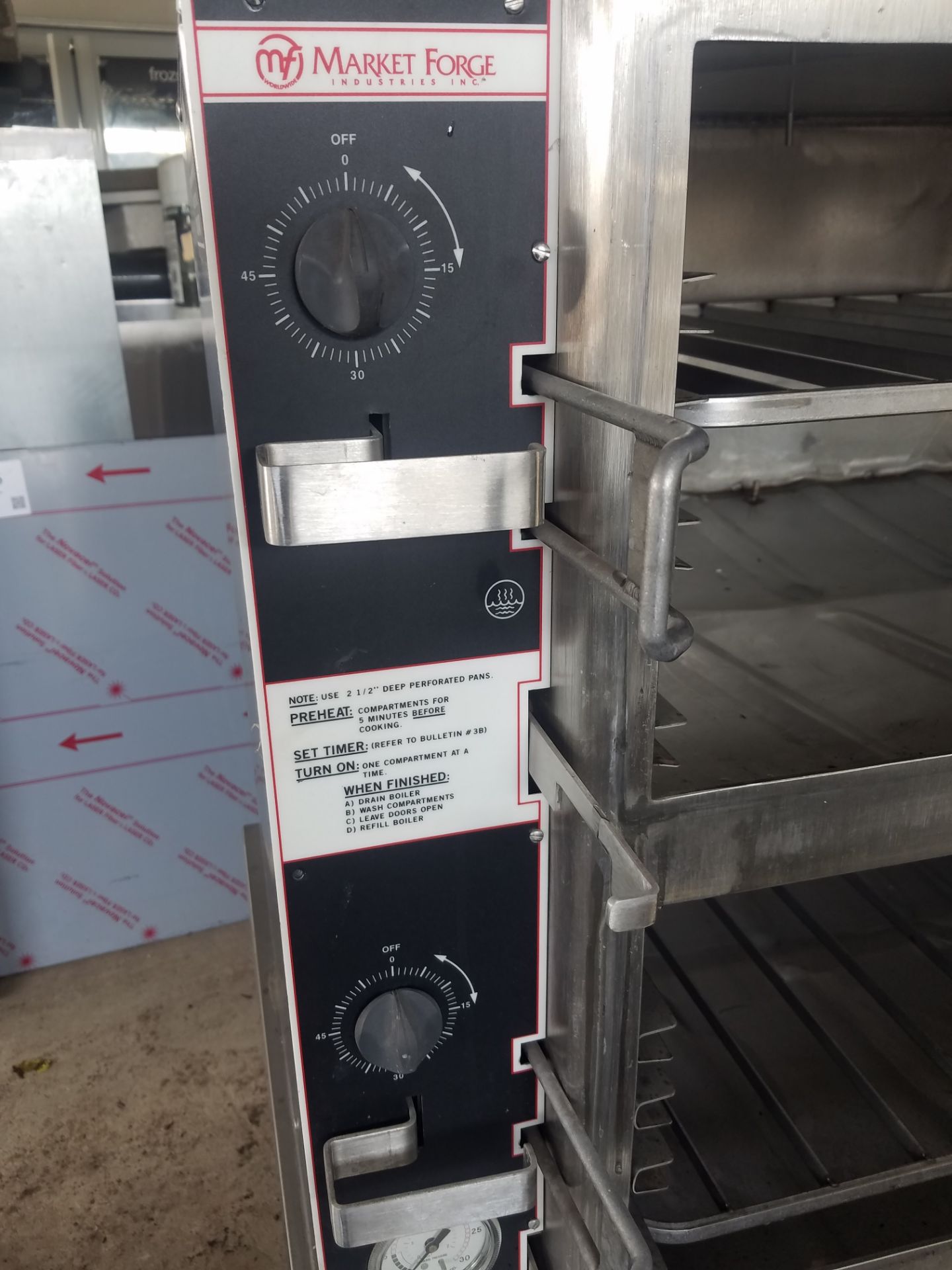 Market Forge Gas Steam Oven, Model 2A1, S/N 216508 (Rigging, Loading & Site Management Fee $50.00 - Bild 4 aus 5