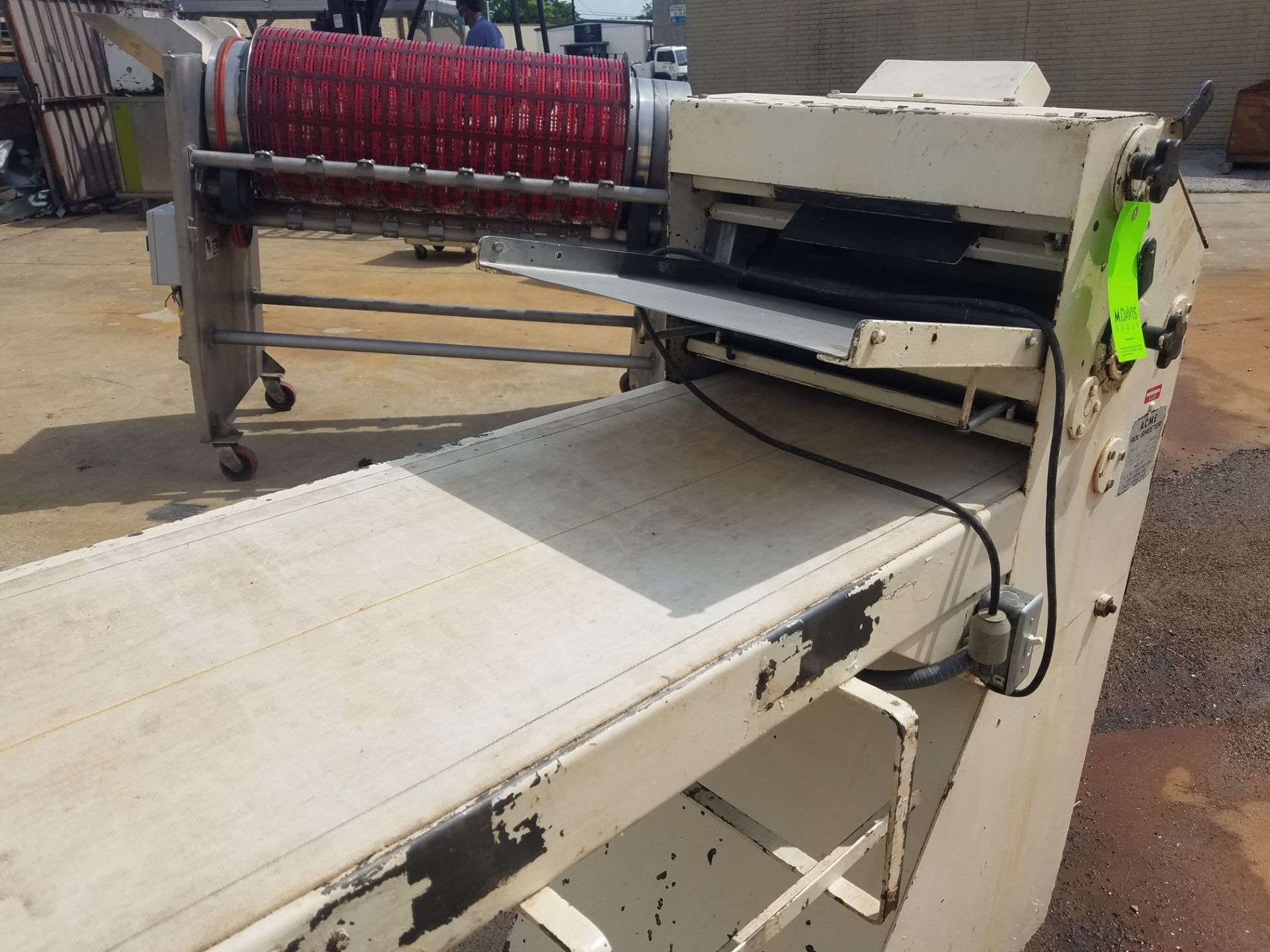 Acme 8-Rol-Sheeter, S/N 8-9226 with 19-1/2" Conveyor Belt, Volt 115 (Rigging, Loading & Site - Image 3 of 5