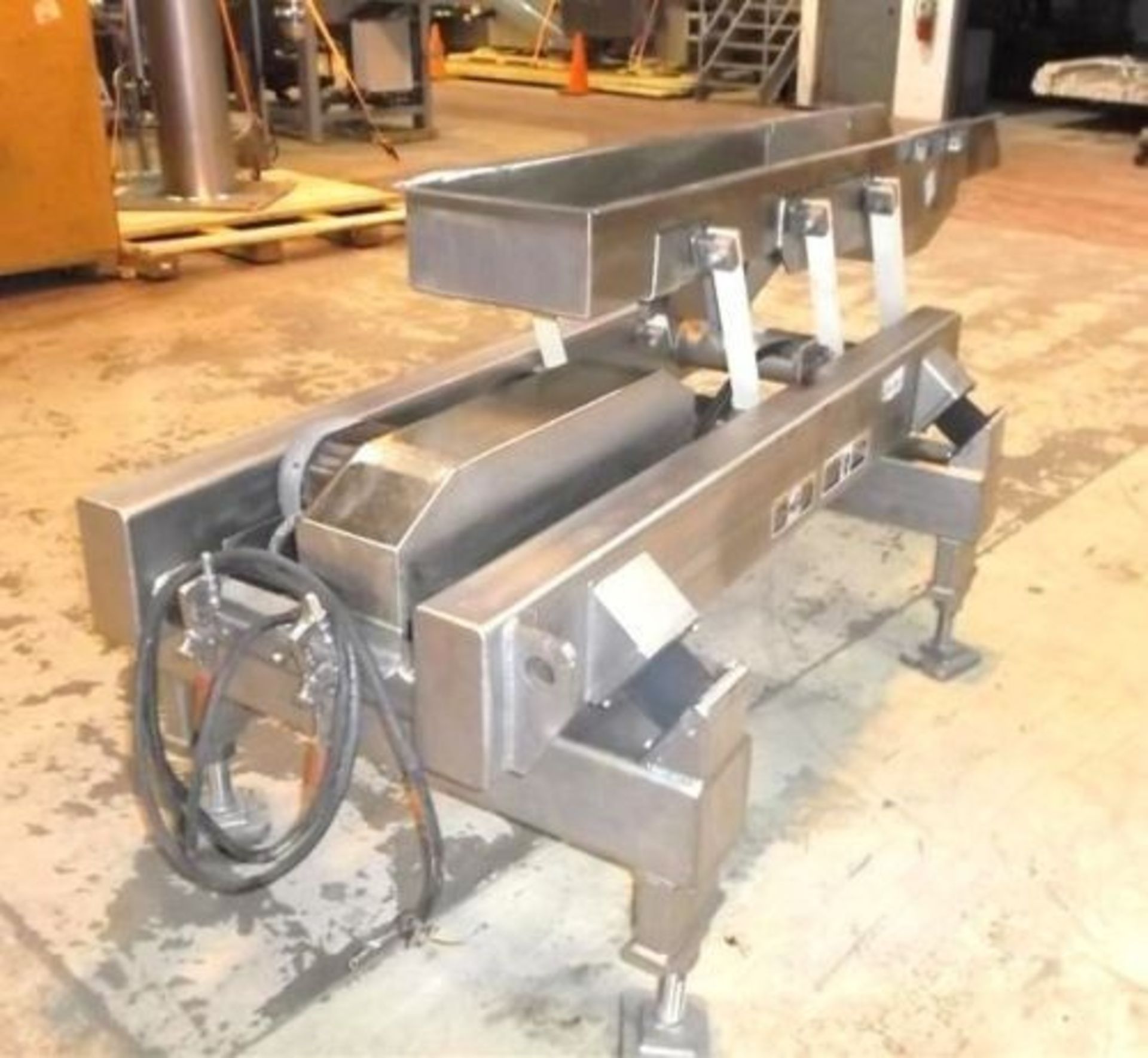 FMC Link Belt S/S Sanitary Vibratory Feeder (now owned by PPM Technologies) - Main Feed Pan 12" W - Image 5 of 6