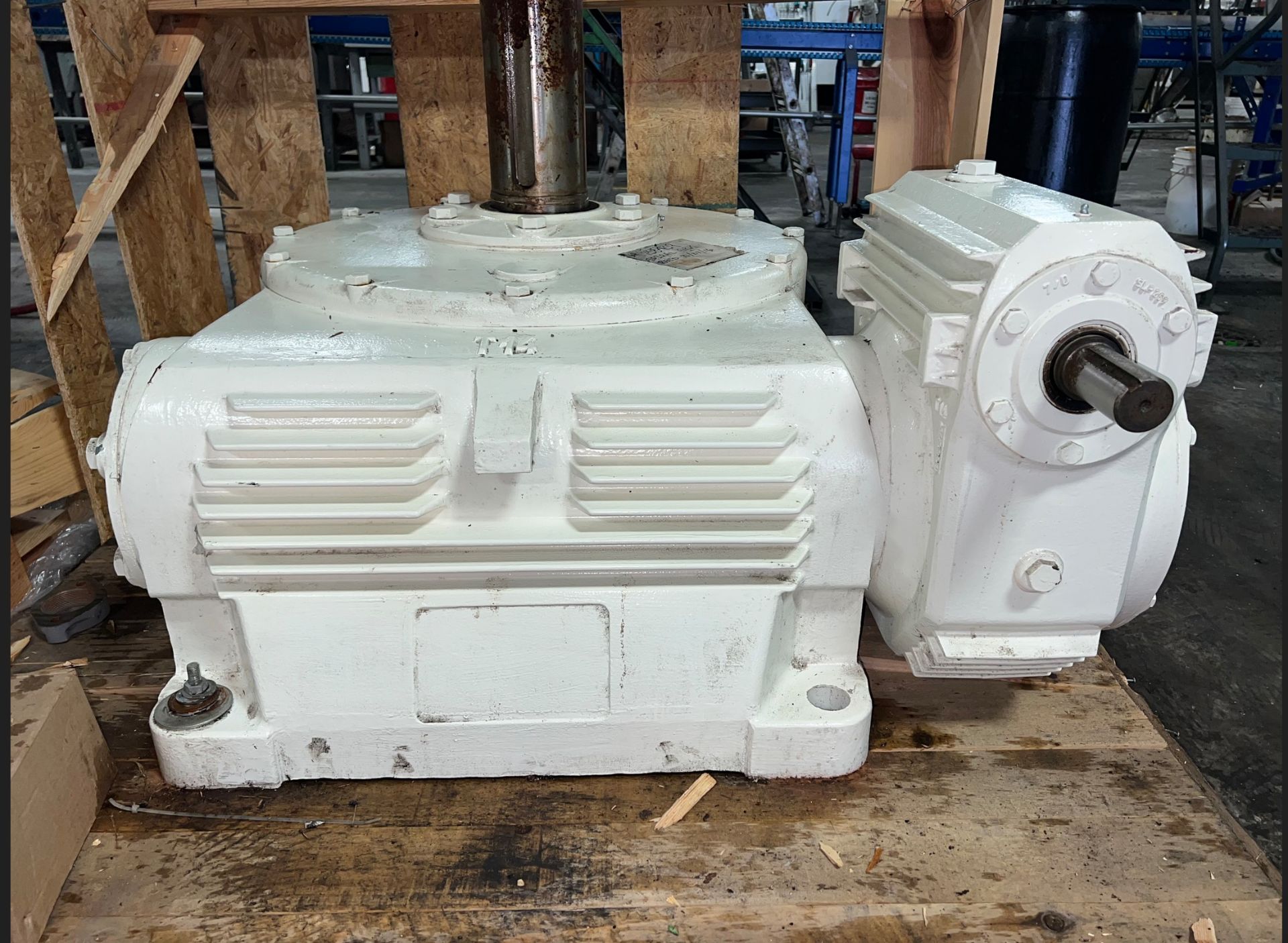 Never Used Spiral Freezer Gear Box - Large item 2500-pound, with 5" output shaft, 1.75" input shaft.