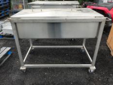Aprox. 23" x 47" S/S Drain Table (Loading Fee $75) (Located Union Grove, WI