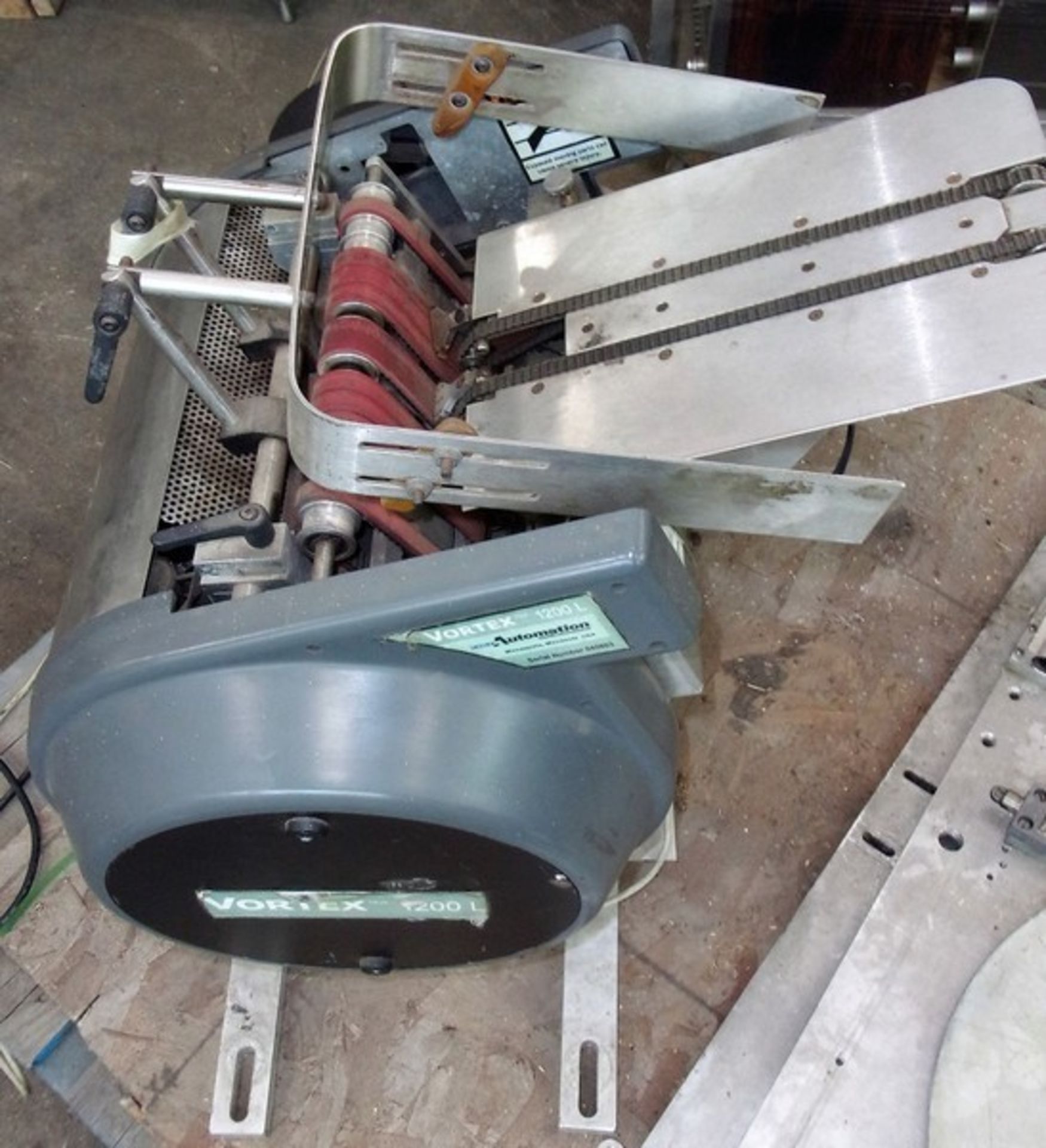 Vortex Inline Automation Auto Adjusting Friction Feeder, Model 1200L, S/N 040803, Unit was last used - Image 6 of 8