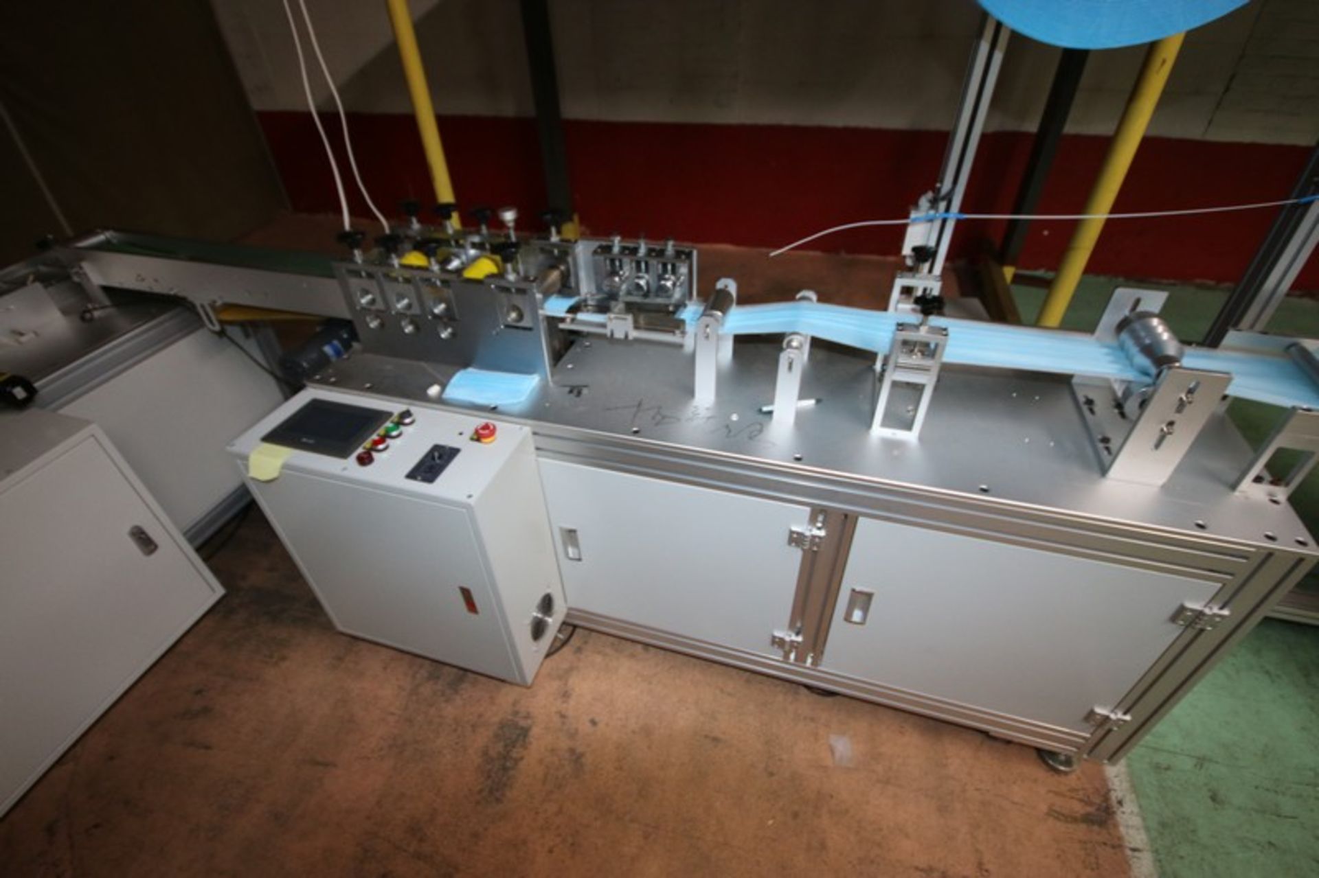 Ultra-Sonic Mask Manufacturing Line, Includes Mask Weave Machine, Nose Bridge and Ear Loop - Image 3 of 13