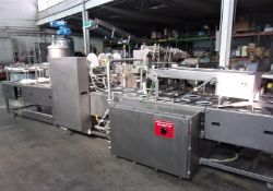 PMR (Packaging Machinery Resources) Dual Lane Continuous Container Filler, Sealer, Lidder, Model