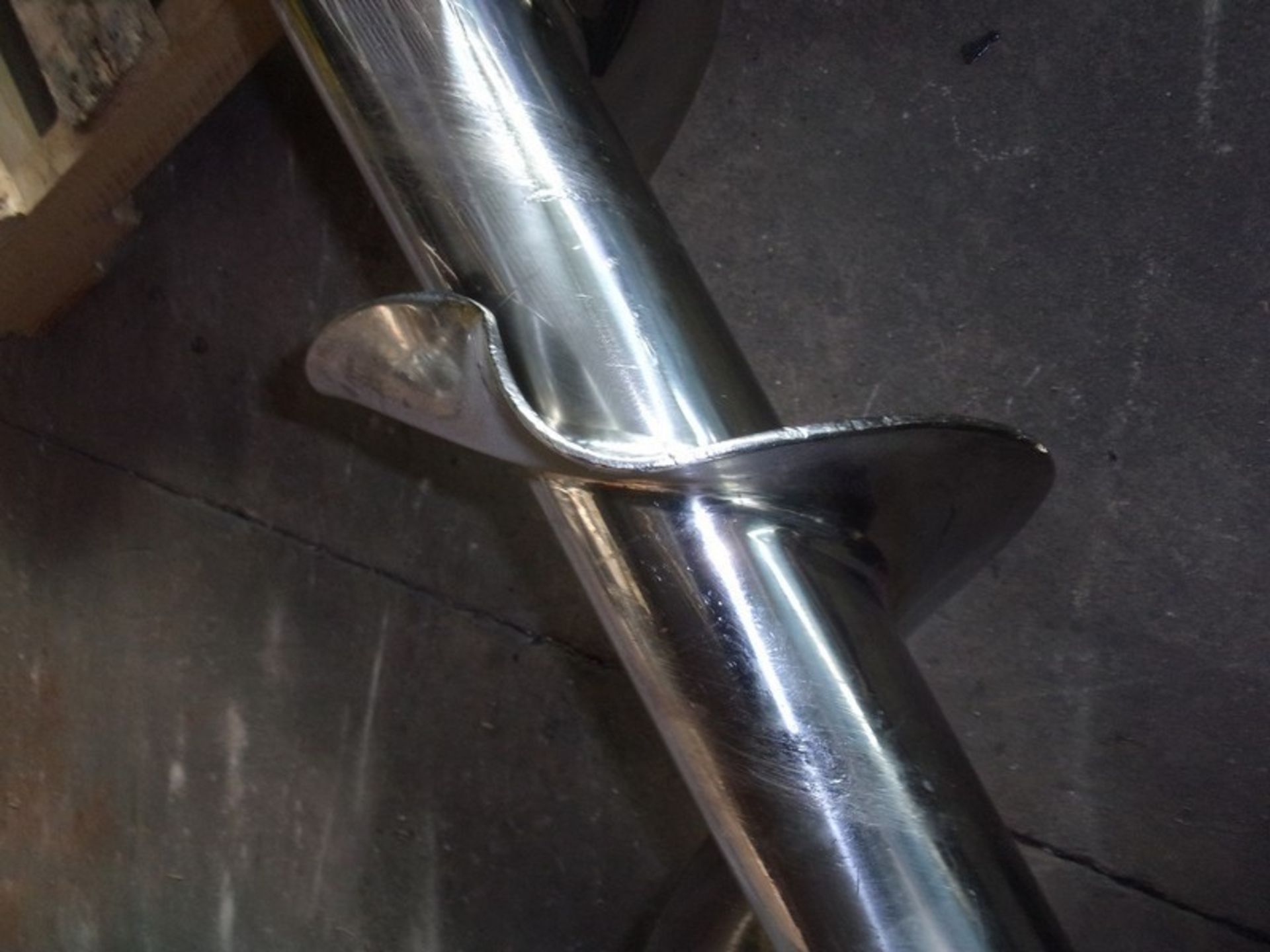 (3) 9" Dia. S/S Screw Augers x 115" Overall, Screw Part is 84" L, 3-1/2" Dia. Shaft, 9" Between - Image 7 of 9