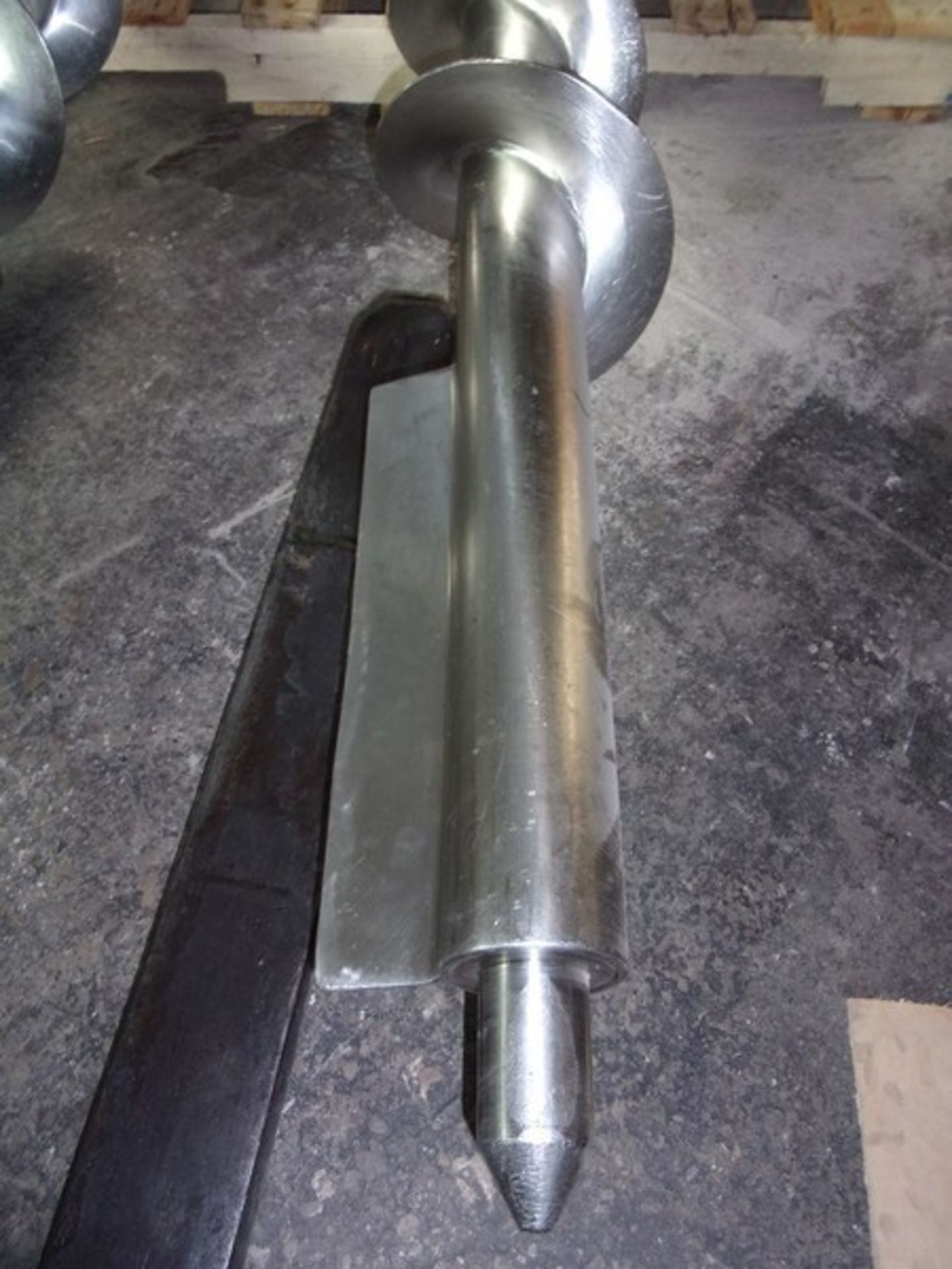 (3) 9" Dia. S/S Screw Augers x 115" Overall, Screw Part is 84" L, 3-1/2" Dia. Shaft, 9" Between - Bild 3 aus 9